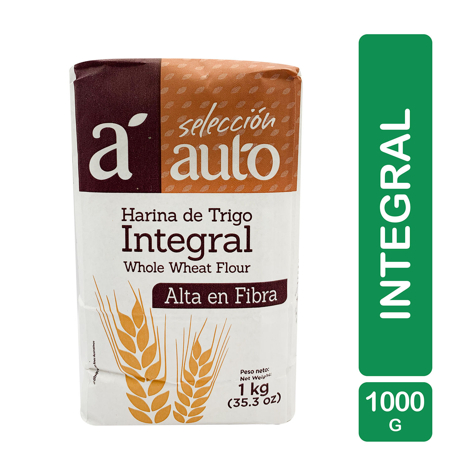 Harina Trigo Integral Seleccion Auto Paquete 1000 G