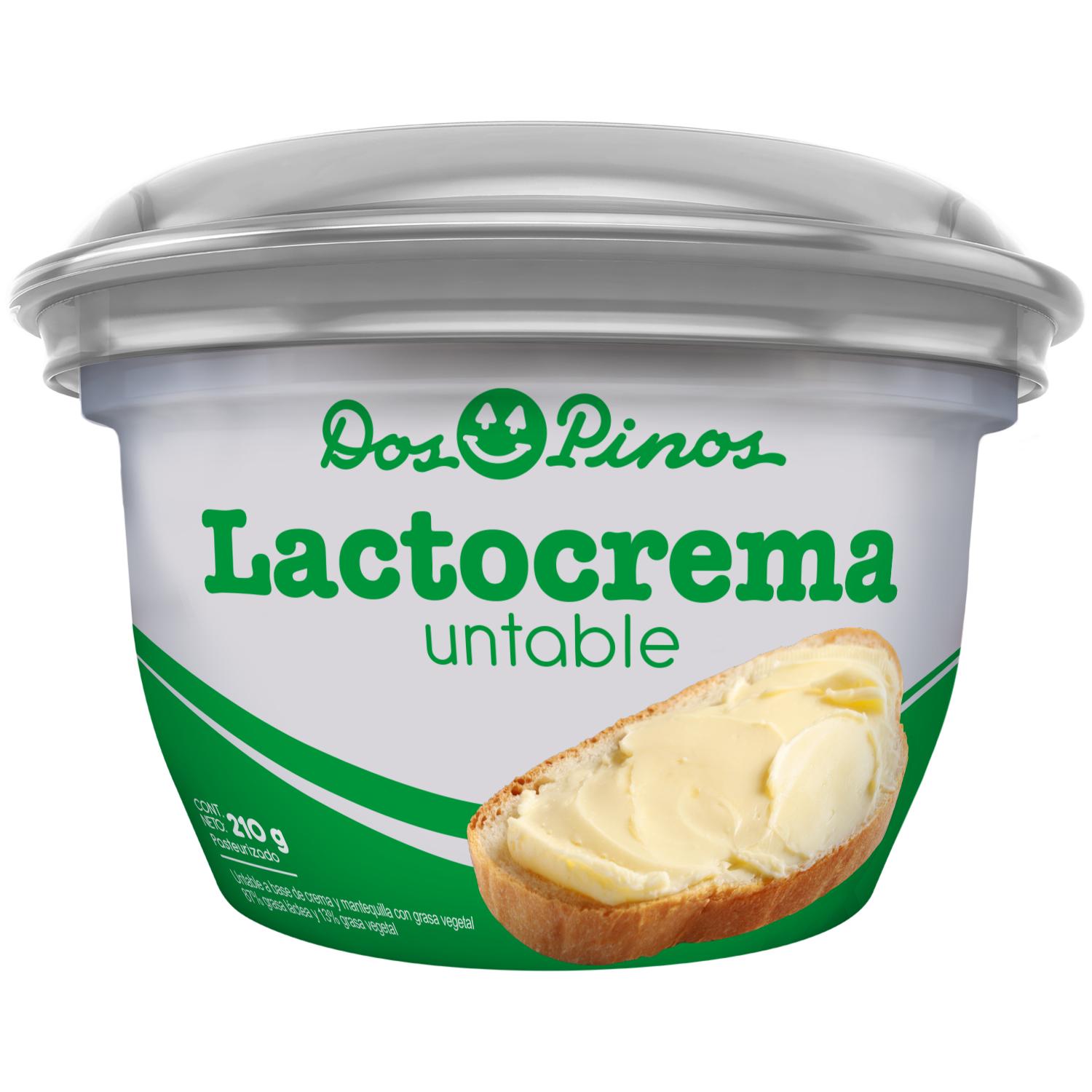 Lactocrema Untable Dos Pinos Envase 210 G