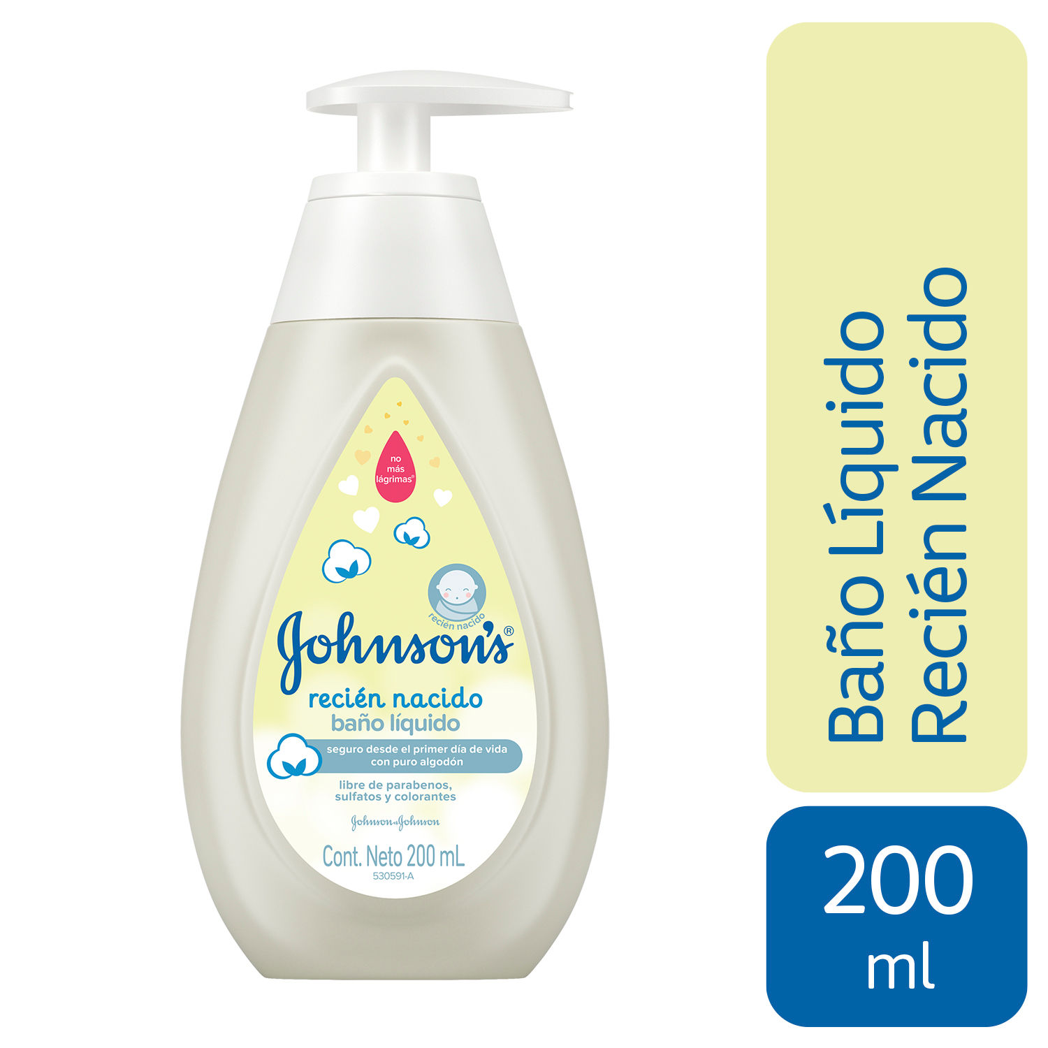 Gel De Baño Recien Nacido Johnson & Johnson Envase 200 Ml