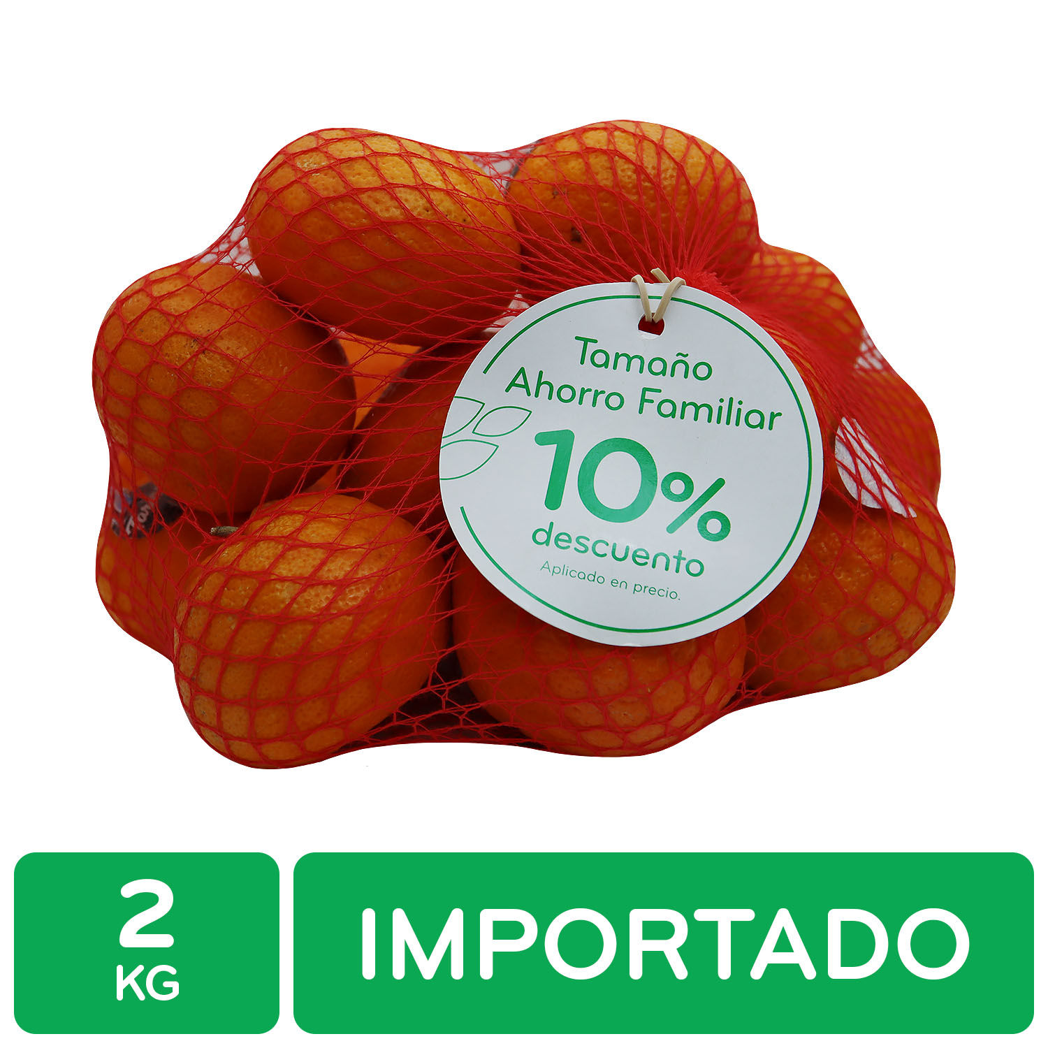 Mandarina Importada Auto Mercado Paquete Ahorro Familiar Paquete 2 Kg