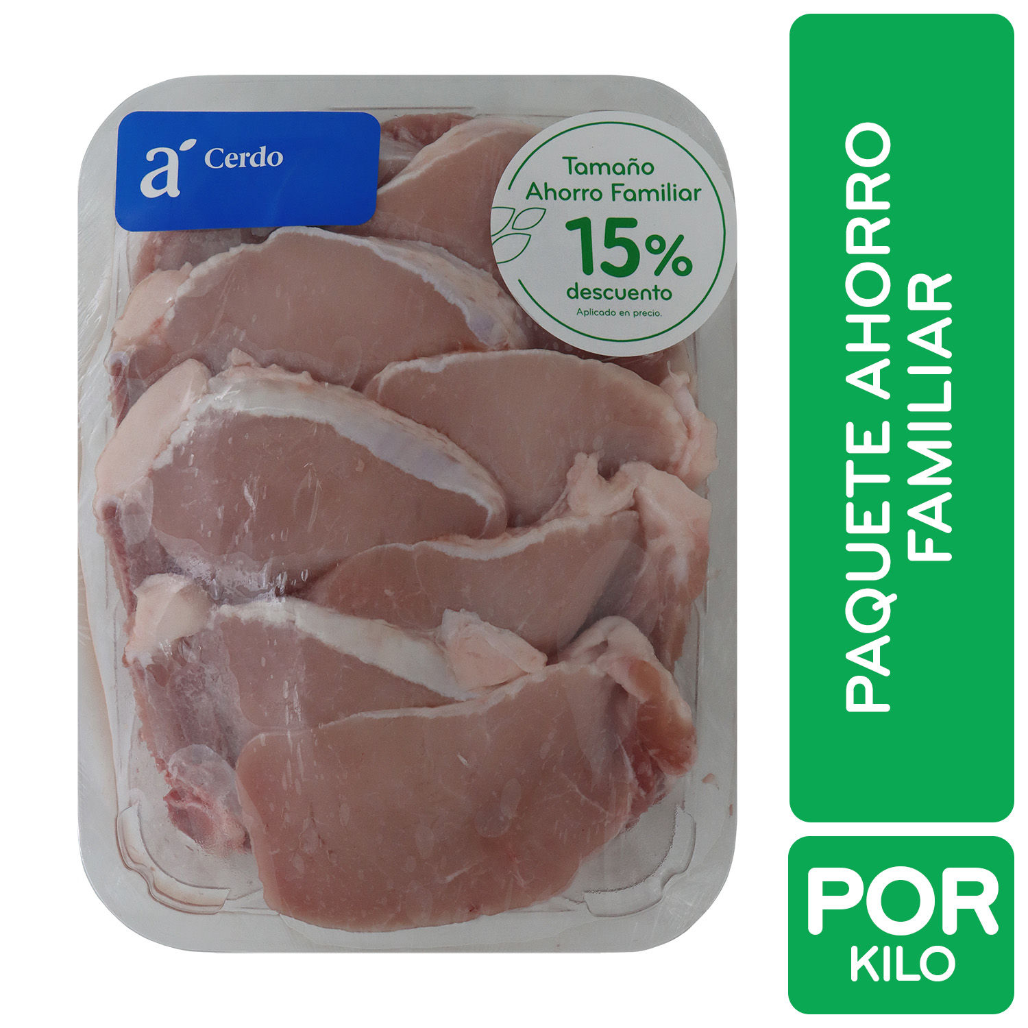 Chuleta De Cerdo Paquete De Ahorro Familiar Auto Mercado Kilogramo