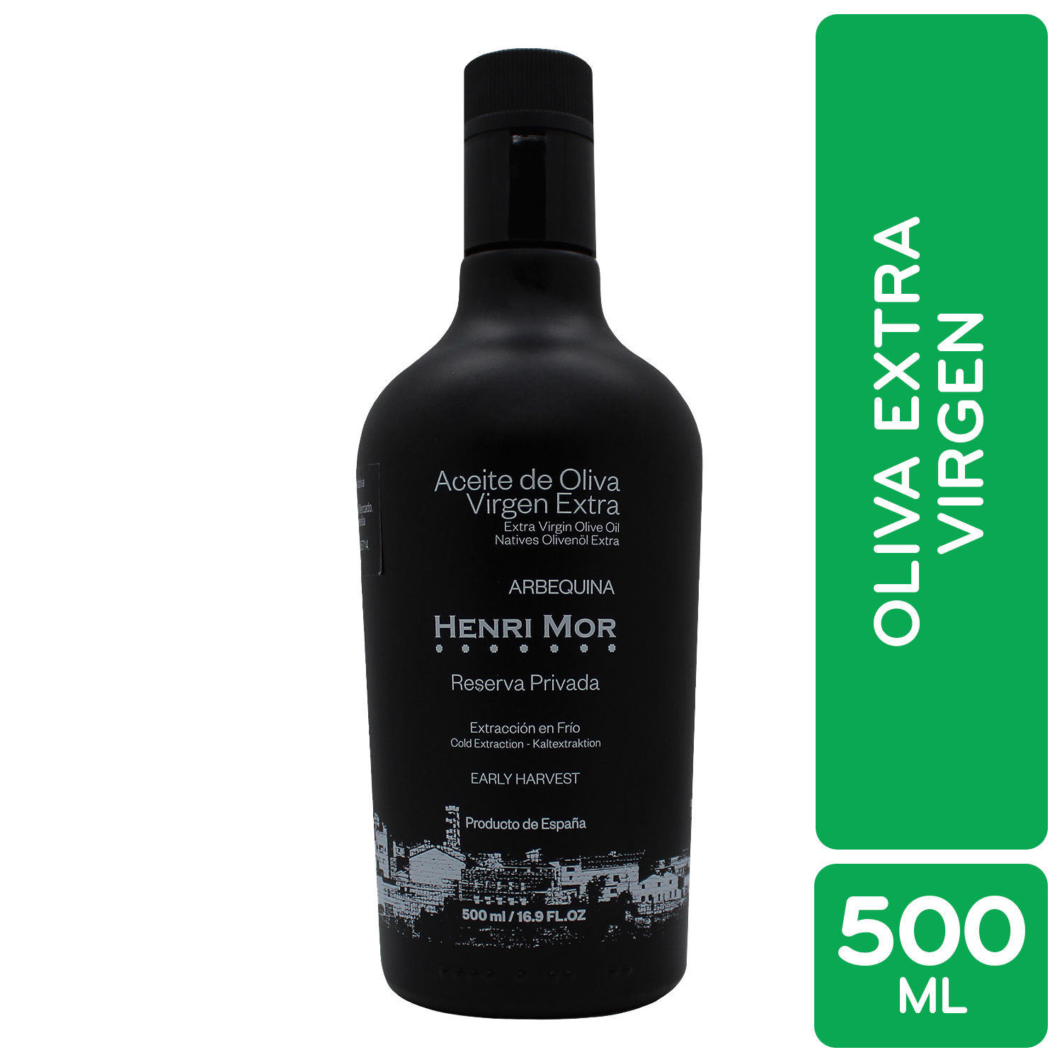 Aceite Oliva Extra Virgen Reserva Henri Mor Botella 500 Ml