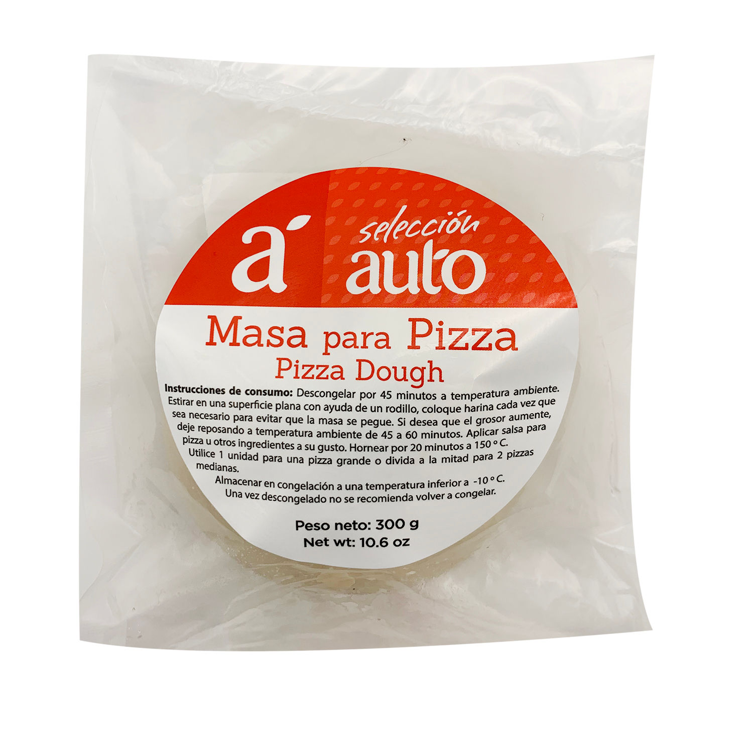 Masa Pizza Seleccion Auto Paquete 300 G