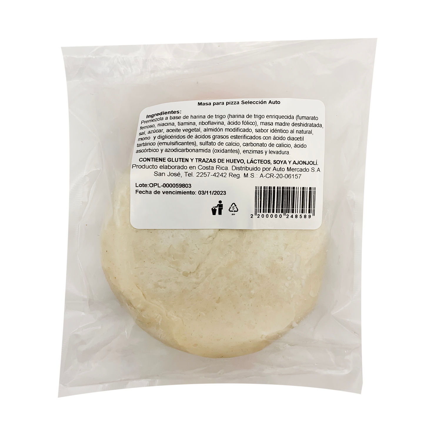 Masa Pizza Seleccion Auto Paquete 300 G