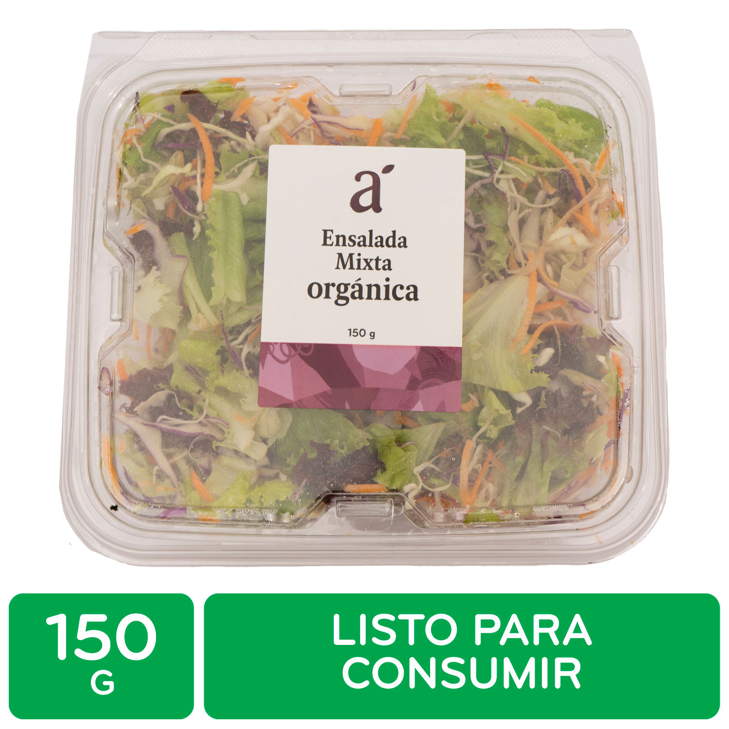 Ensalada Mixta Organica Auto Mercado Paquete 150 G