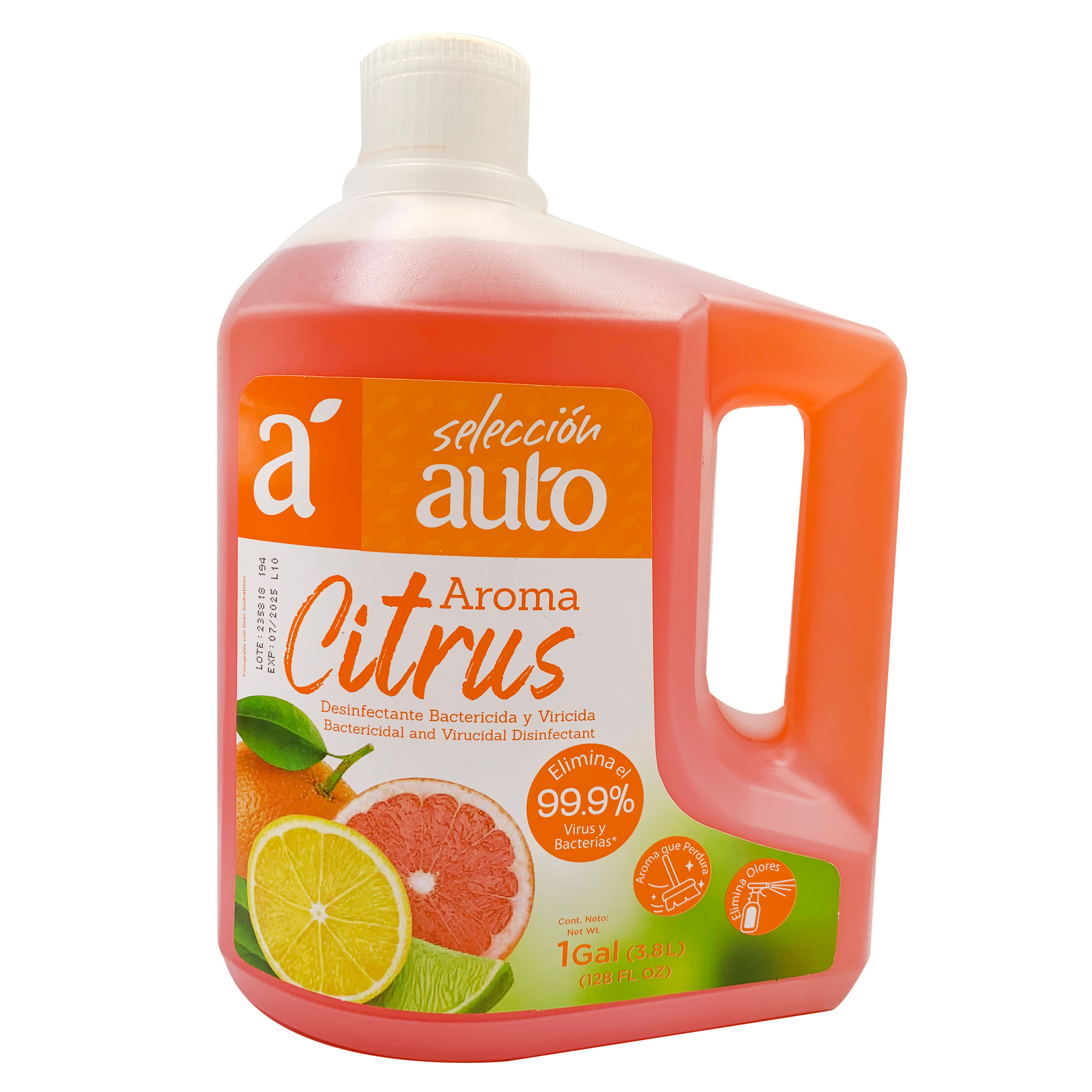 Desinfectante Liquido Citrus Selección Auto Envase 3785 Ml