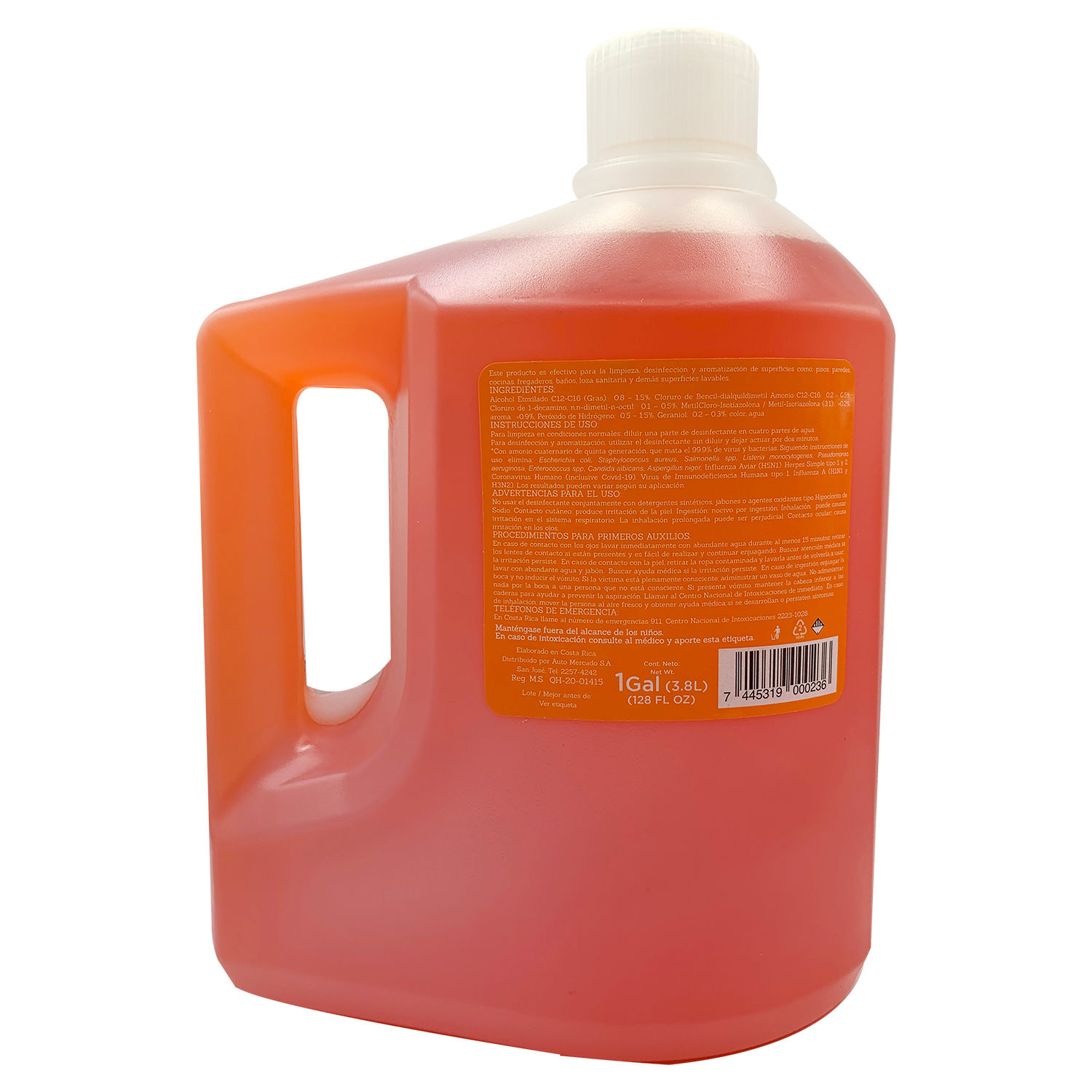 Desinfectante Liquido Citrus Selección Auto Envase 3785 Ml