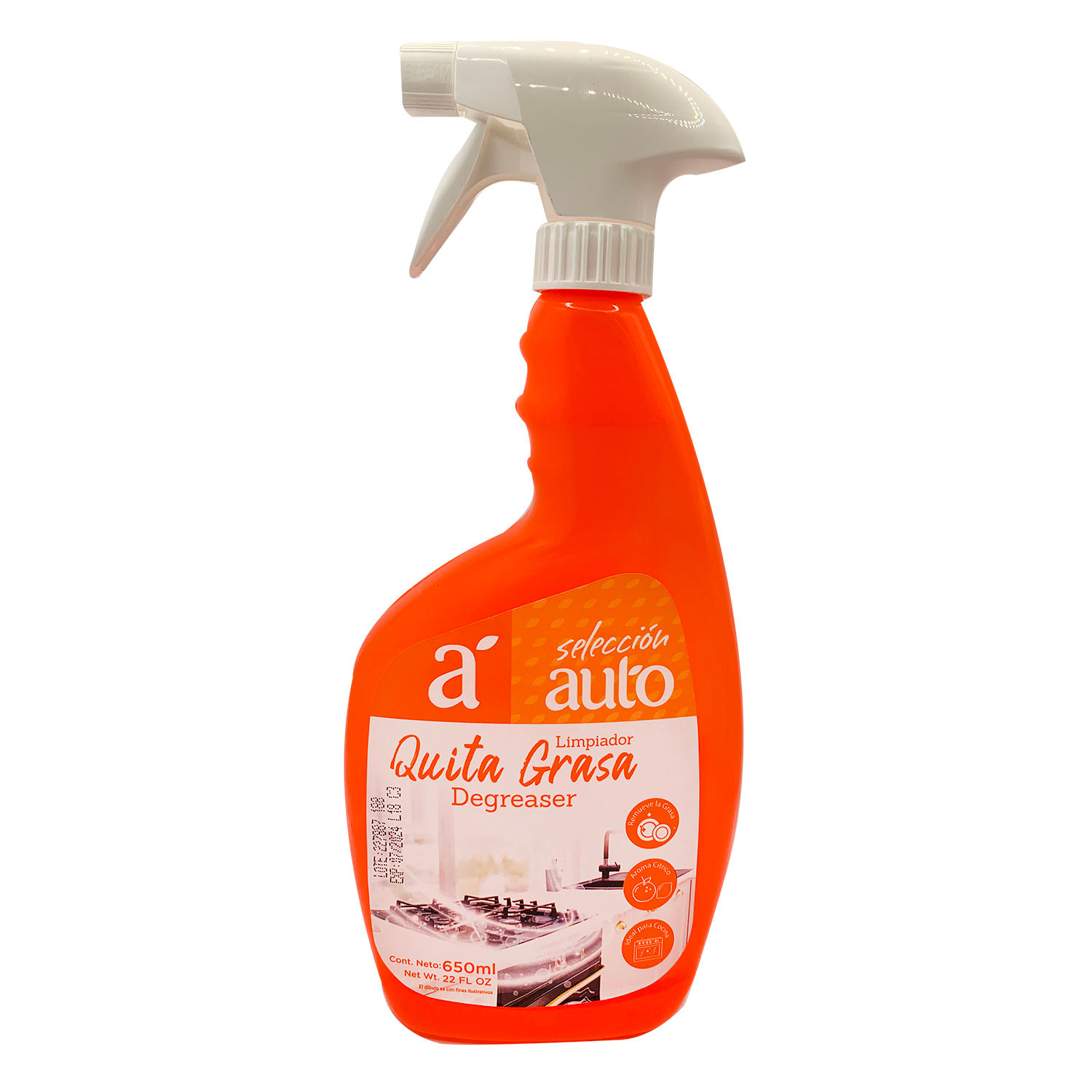 Limpiador Cocina Antigrasa Citrico Selección Auto Envase 650 Ml