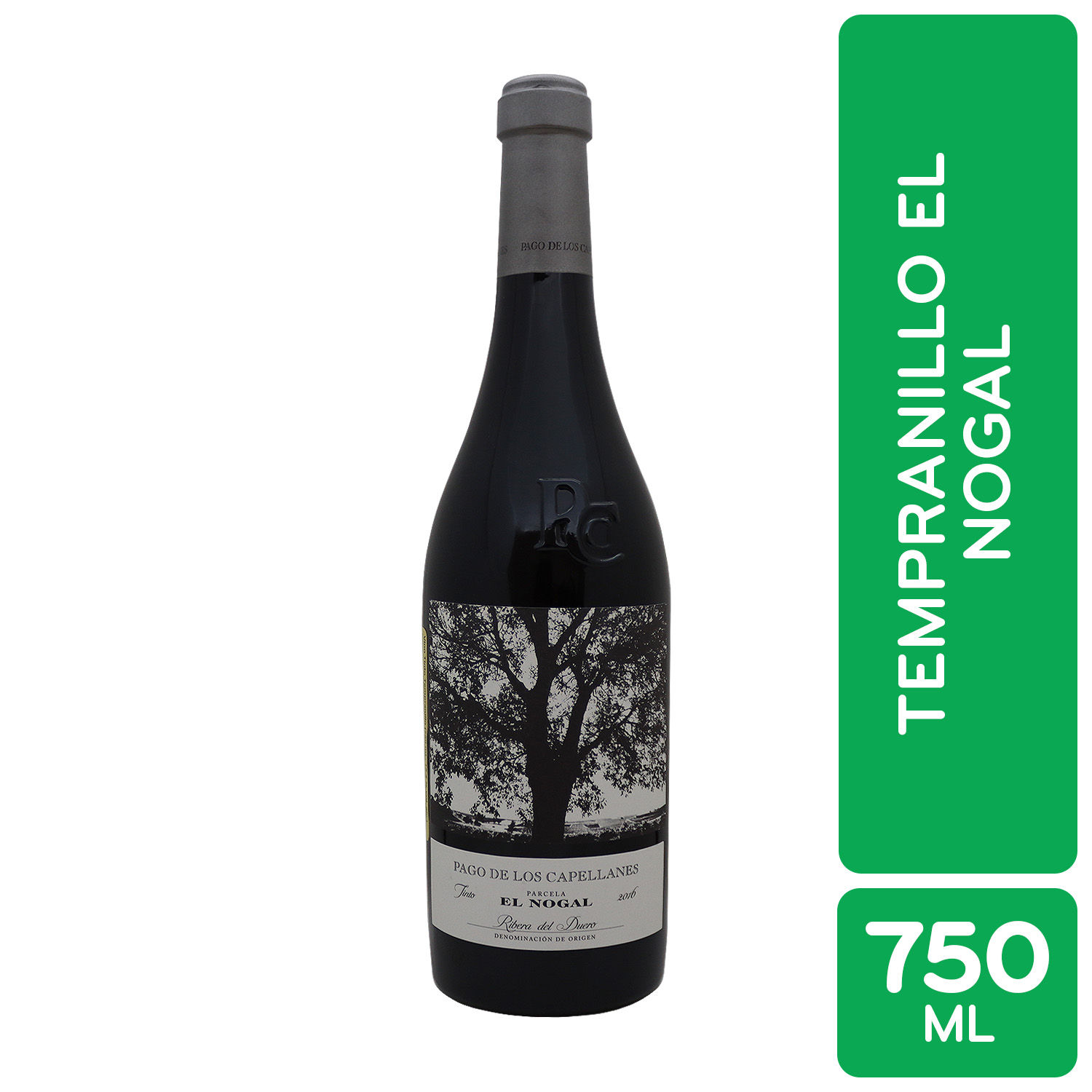 Vino Tinto España Tempranillo El Nogal Selección Especial Pago De Los Capellanes Botella 750 Ml