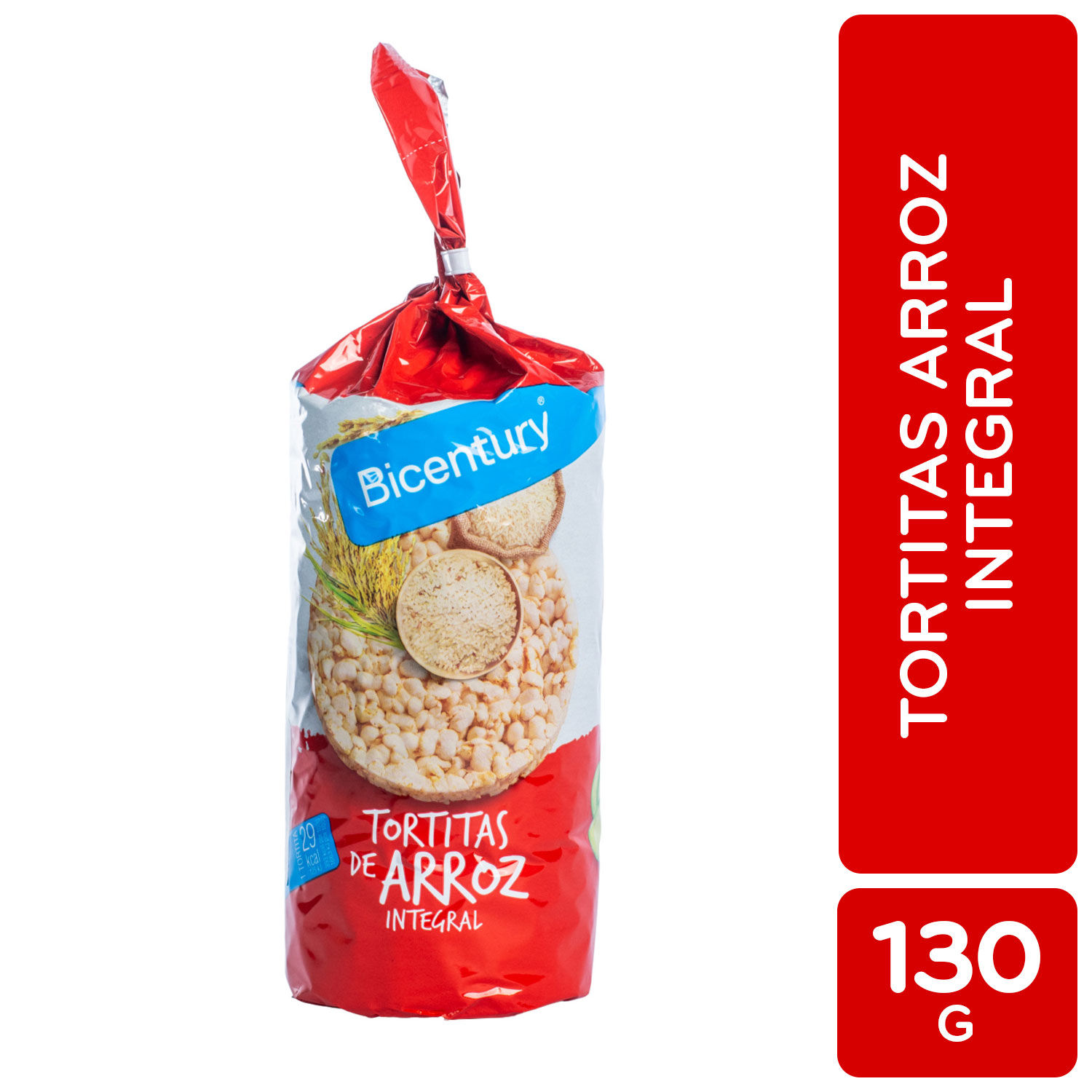 Galleta Salada Arroz Integral Bicentury Paquete 130 G