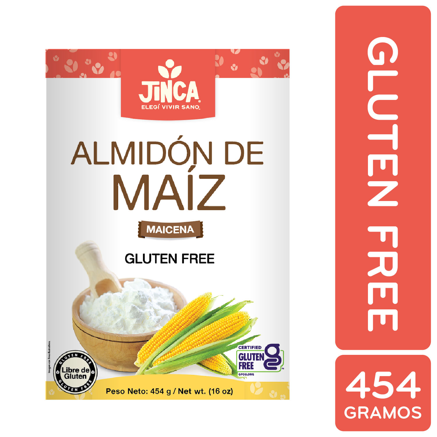 Fecula Maiz Jinca Foods Caja 454 G