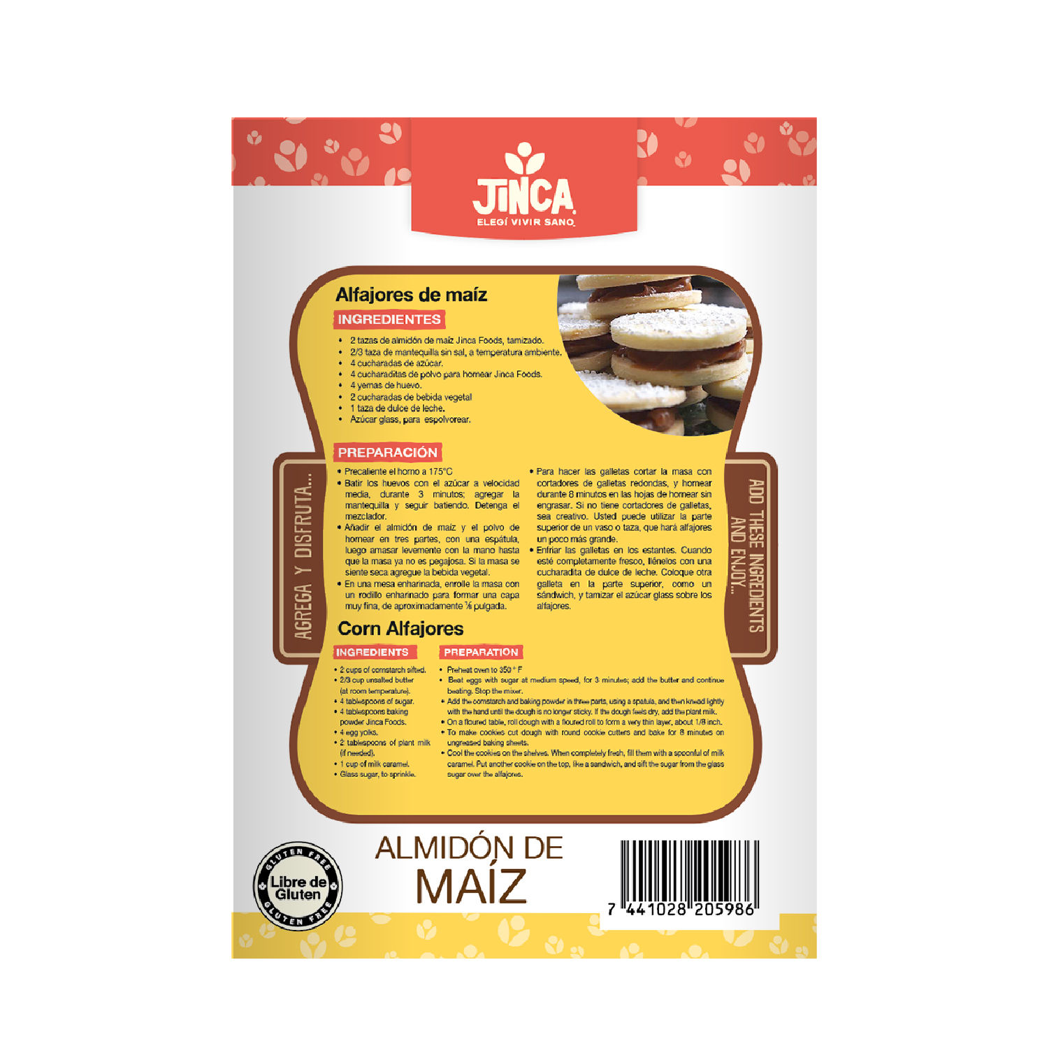 Fecula Maiz Jinca Foods Caja 454 G