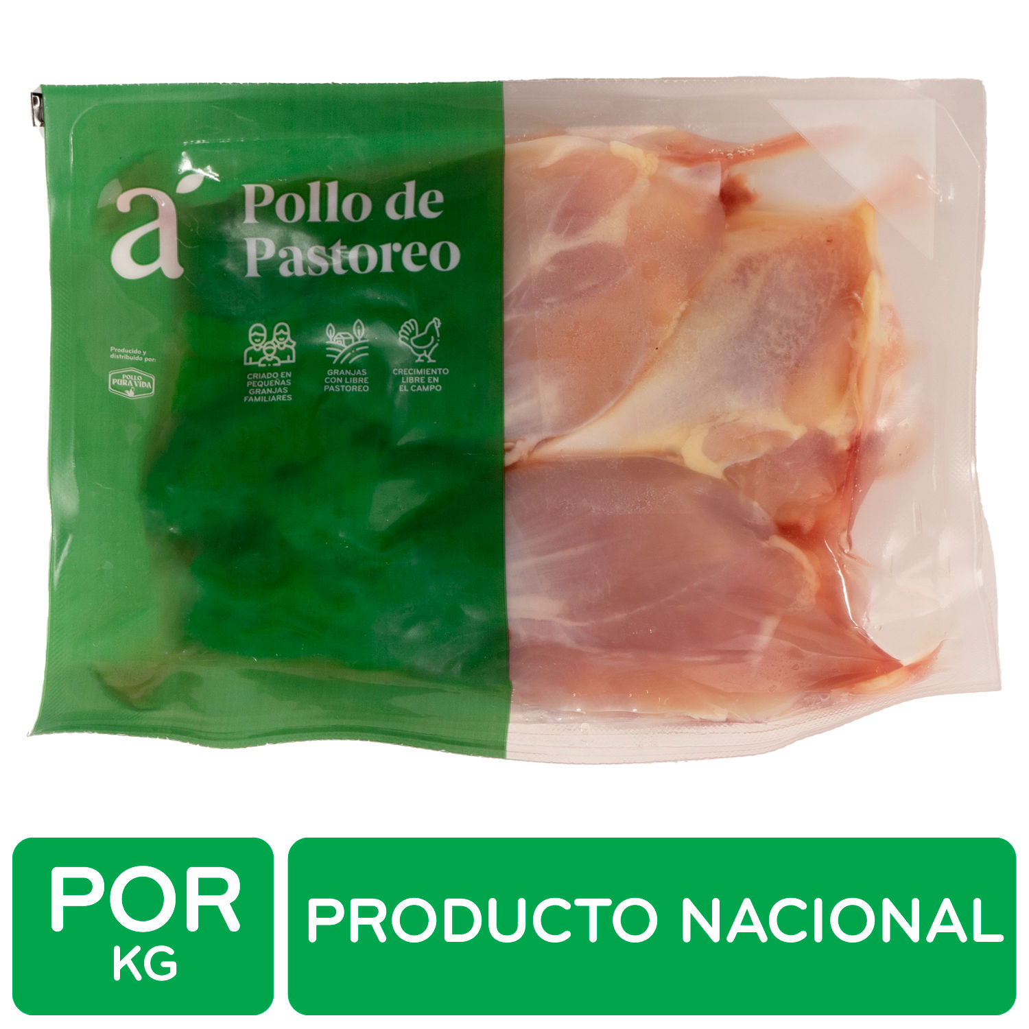 Muslito De Muslo Pollo Sin Piel Pastoreo Auto Mercado Kilogramo