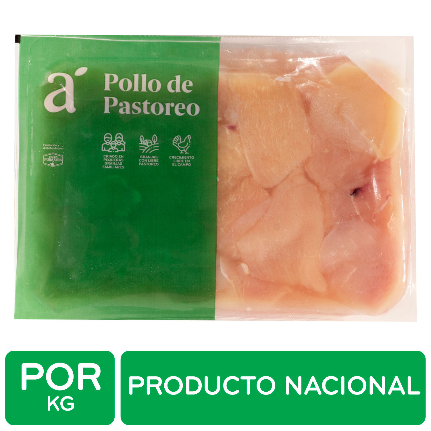 Trocitos De Filet Pollo Pastoreo Deshuesados Sin Piel Auto Mercado Kilogramo