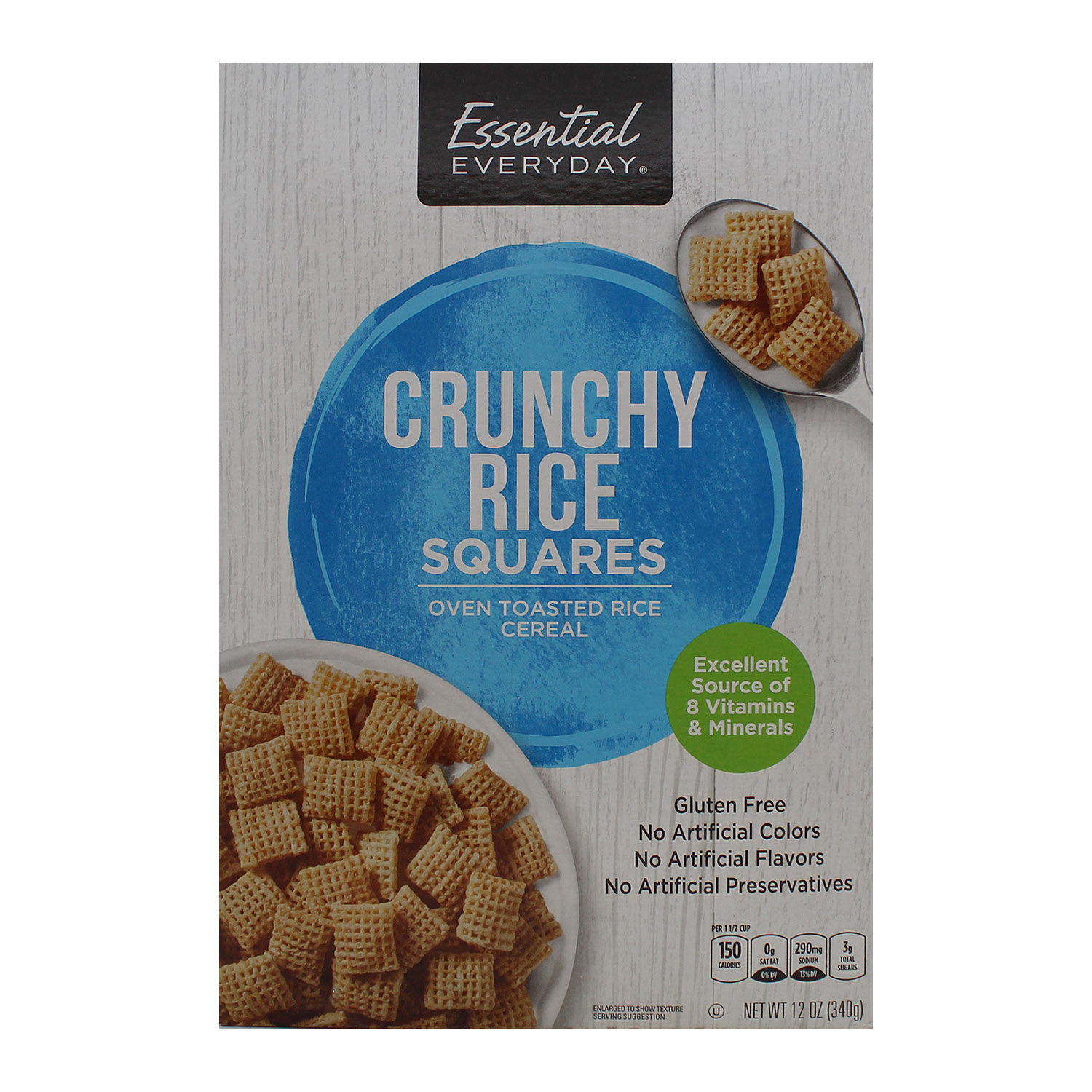 Cereal Rice Square Essential Everyday Caja 340 G