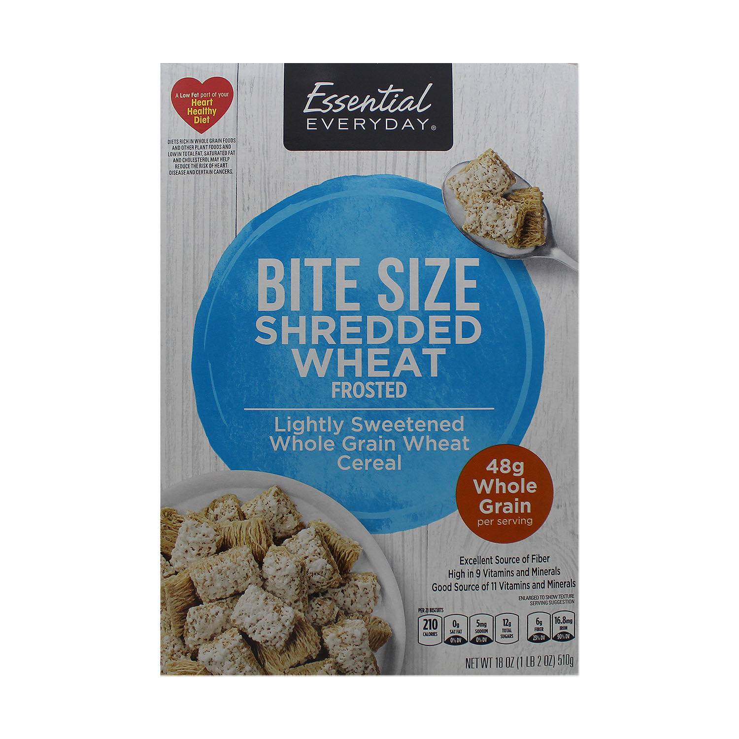 Cereal Frosted Shred Wheat Essential Everyday Caja 510 G