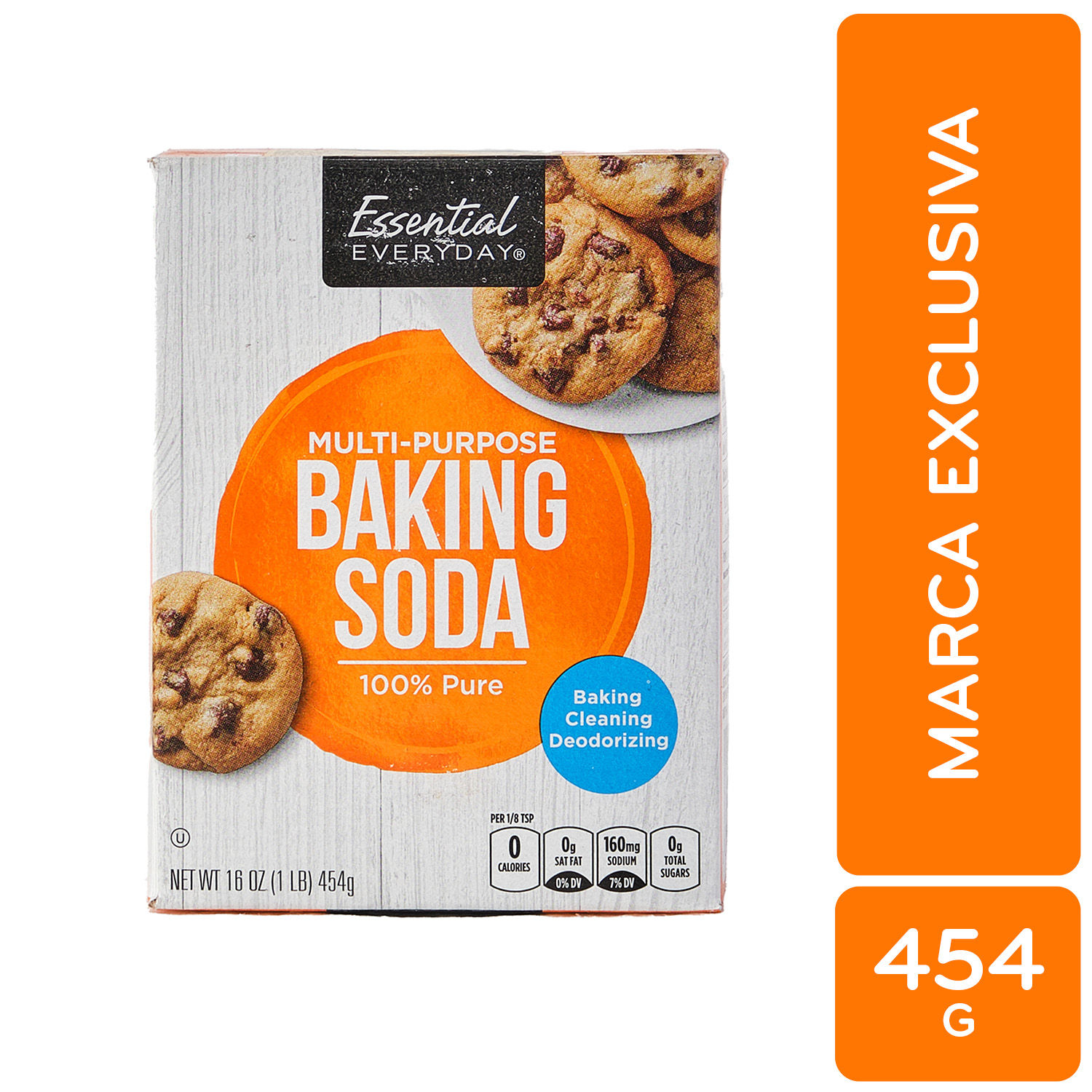 Bicarbonato De Sodio Essential Everyday Caja 454 G