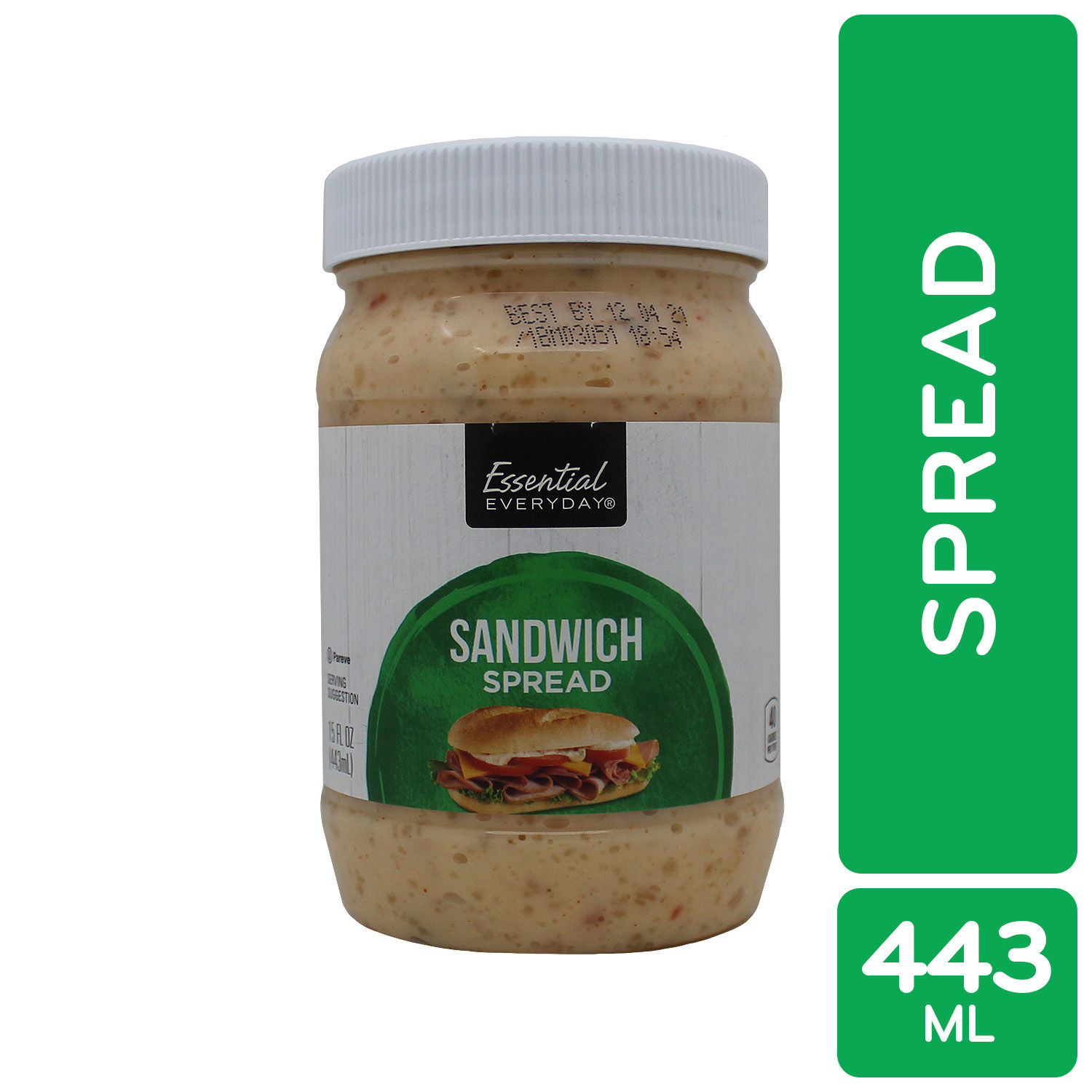 Aderezo Para Sandwich Essential Everyday Frasco 443 Ml