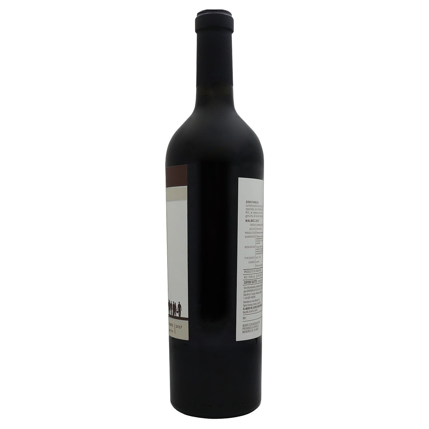 Vino Tinto Argentina Malbec Gran Reserva Gran Familia Gimenez Riili