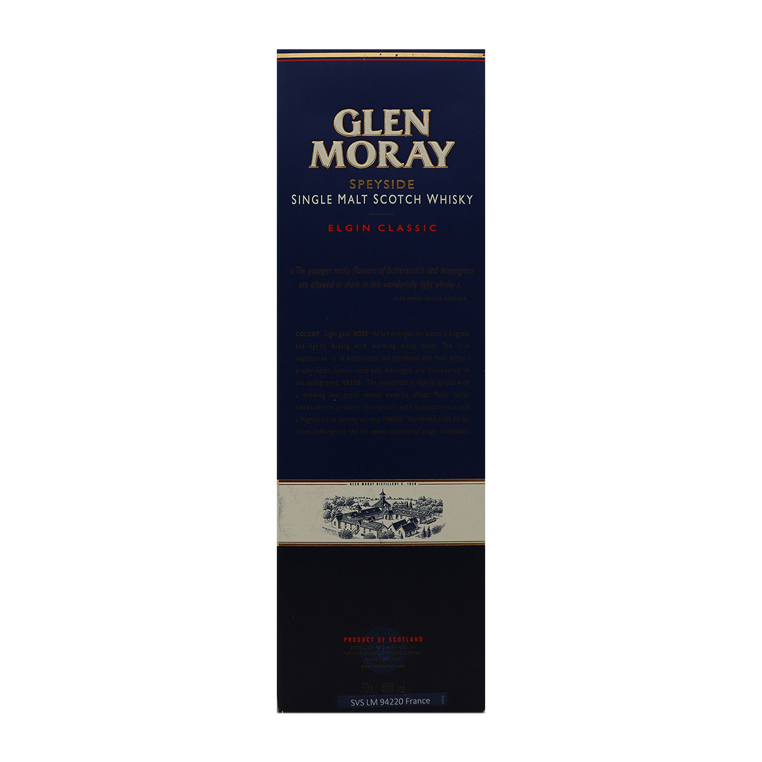 Whisky Escoces Clasico Glen Moray Botella 700ml