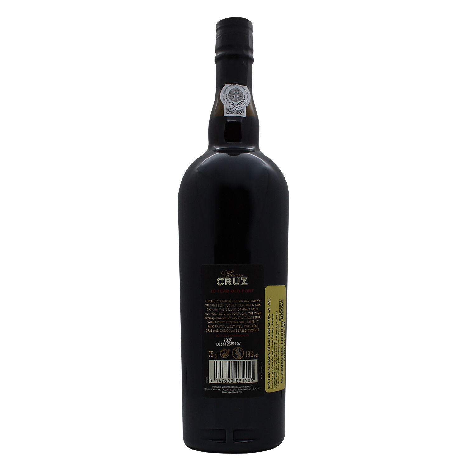 Oporto Porto Cruz 10 Años Botella 750ml