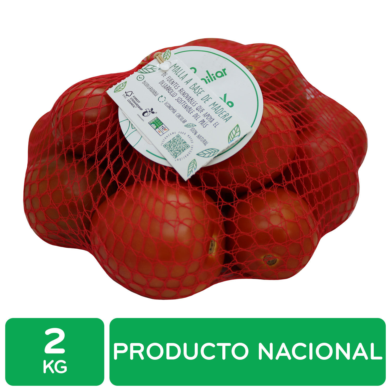 Tomate Saladet Auto Mercado Paquete Ahorro Familiar Paquete 2 Kg