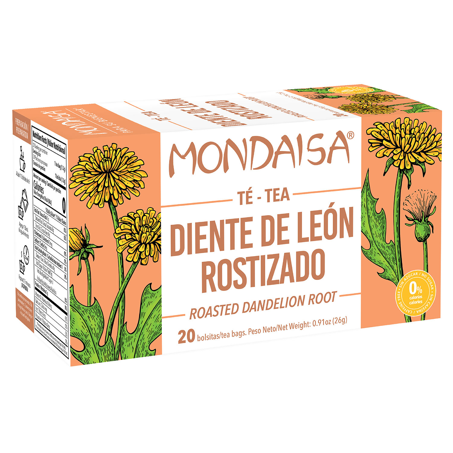 Te Diente De Leon Rostizado Mondaisa Caja 26 G