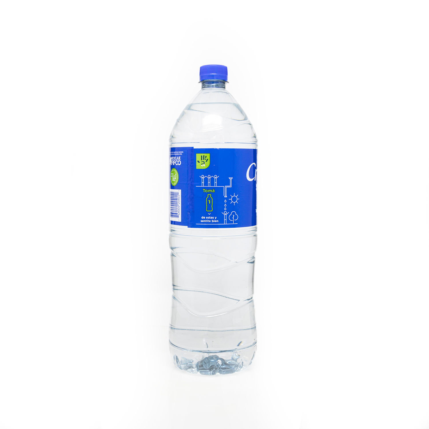 Agua Natural Cristal Botella 1750 Ml