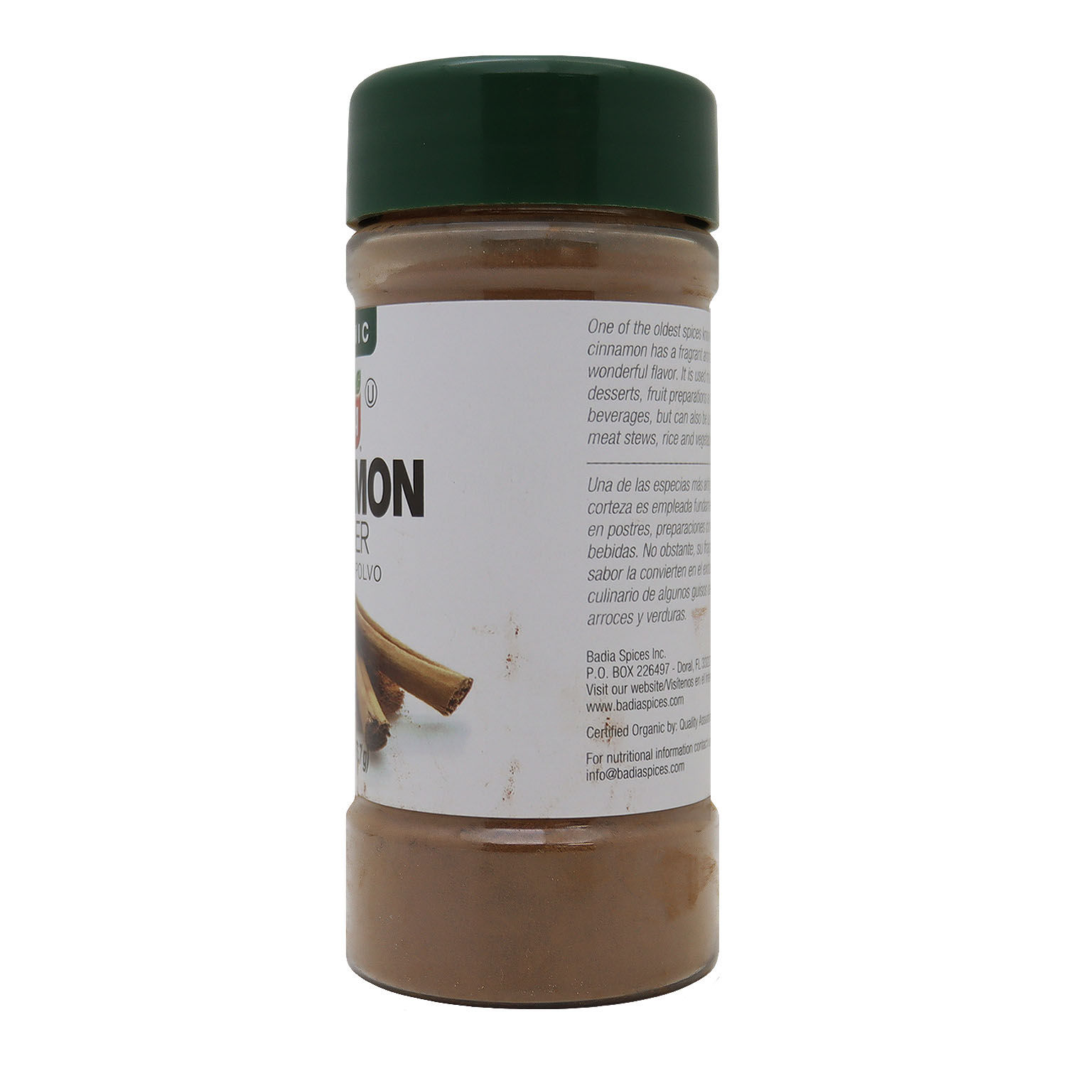 Canela Polvo Badia Envase 56.7 G