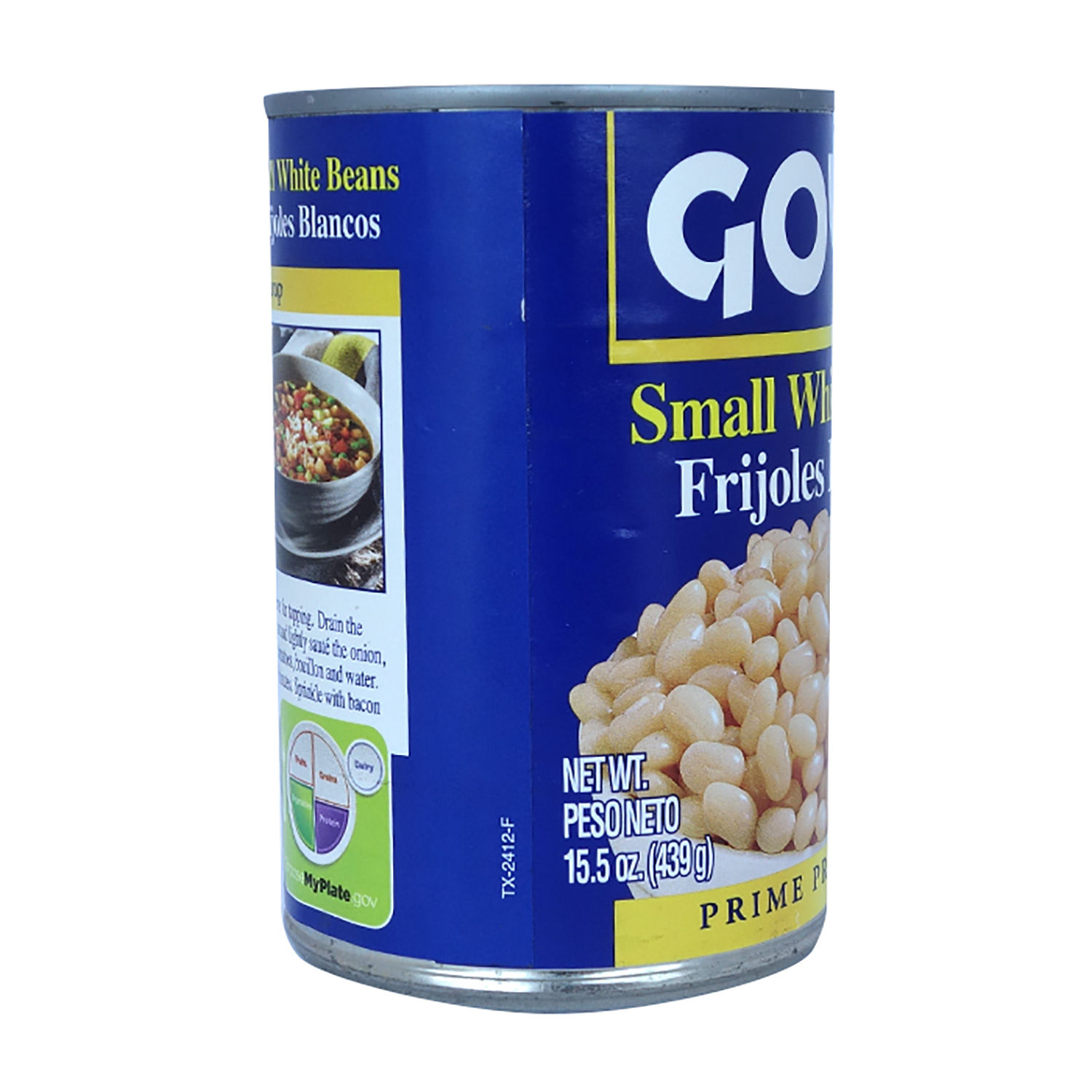 Frijol Preparado Blanco Goya Lata 439 G