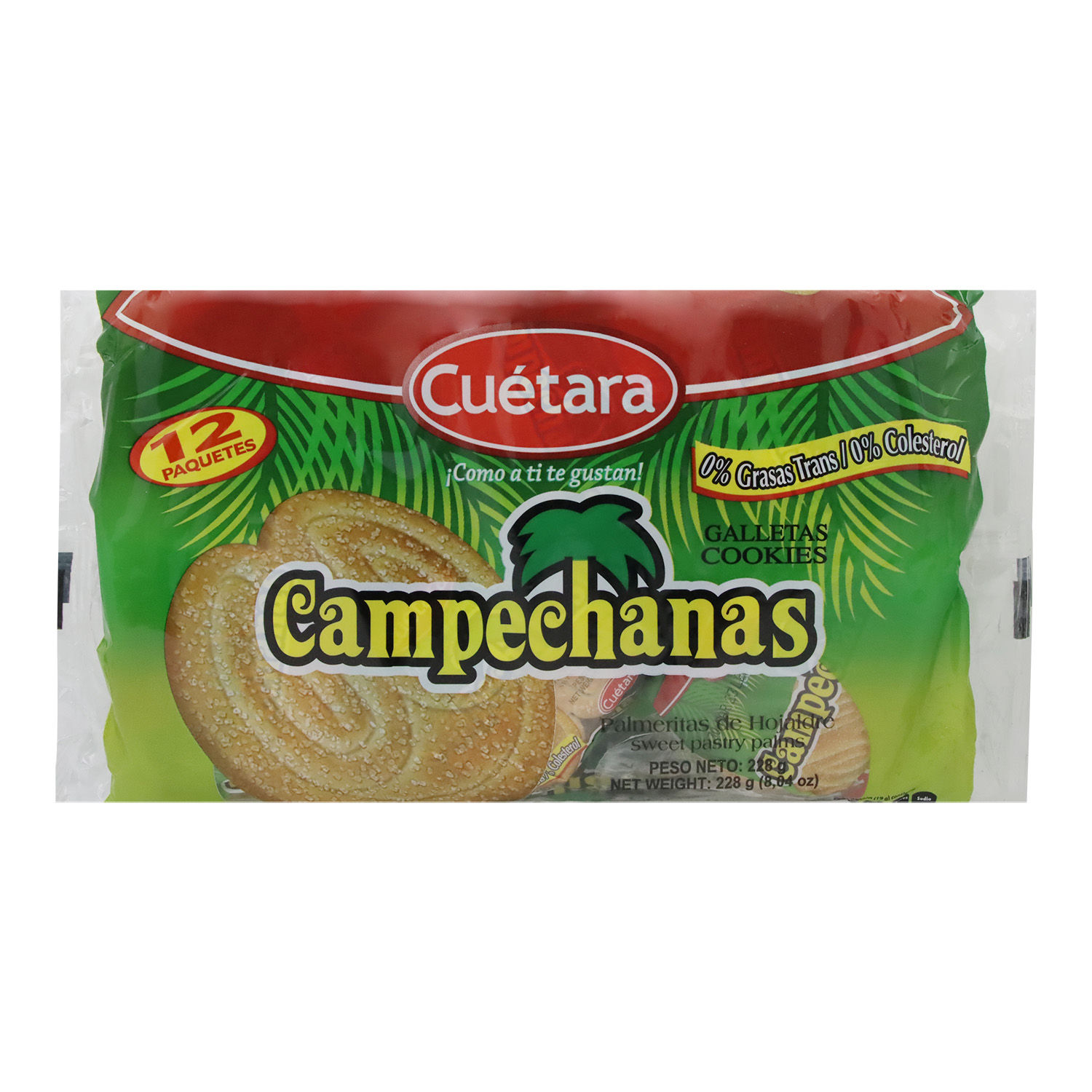 Galleta Dulce Campechanas Artesanas Paquete 228 G