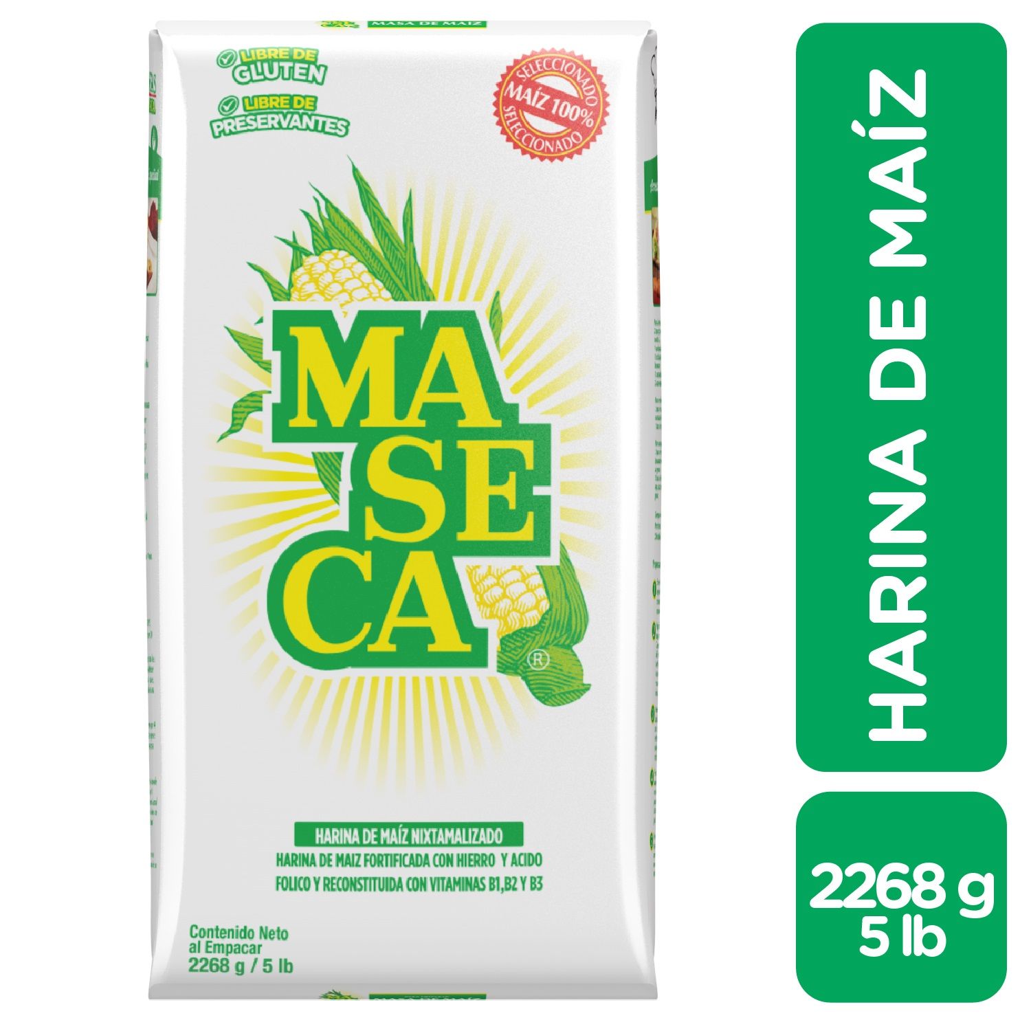 Harina Maiz Maseca Paquete 2268 G