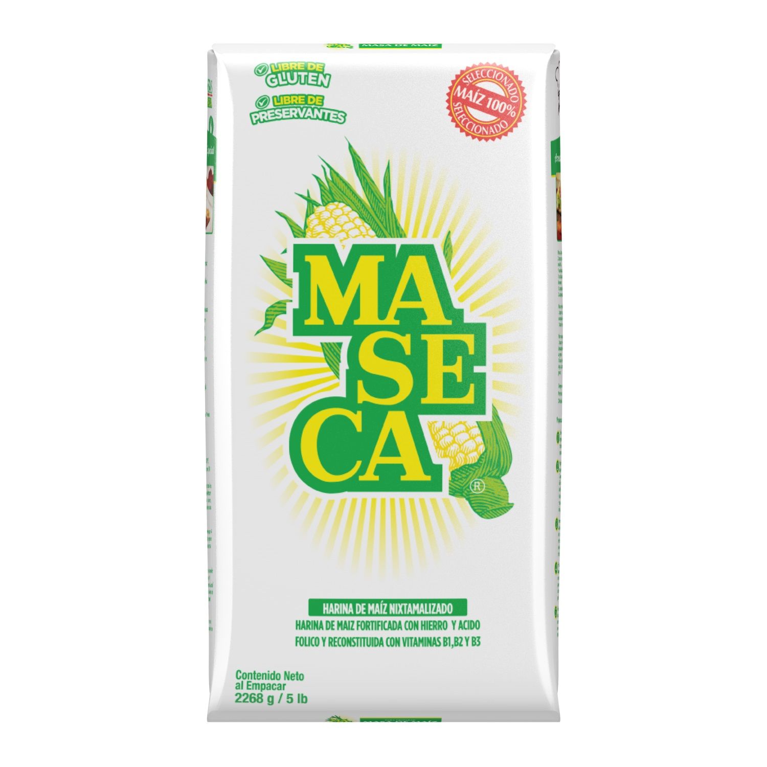 Harina Maiz Maseca Paquete 2268 G