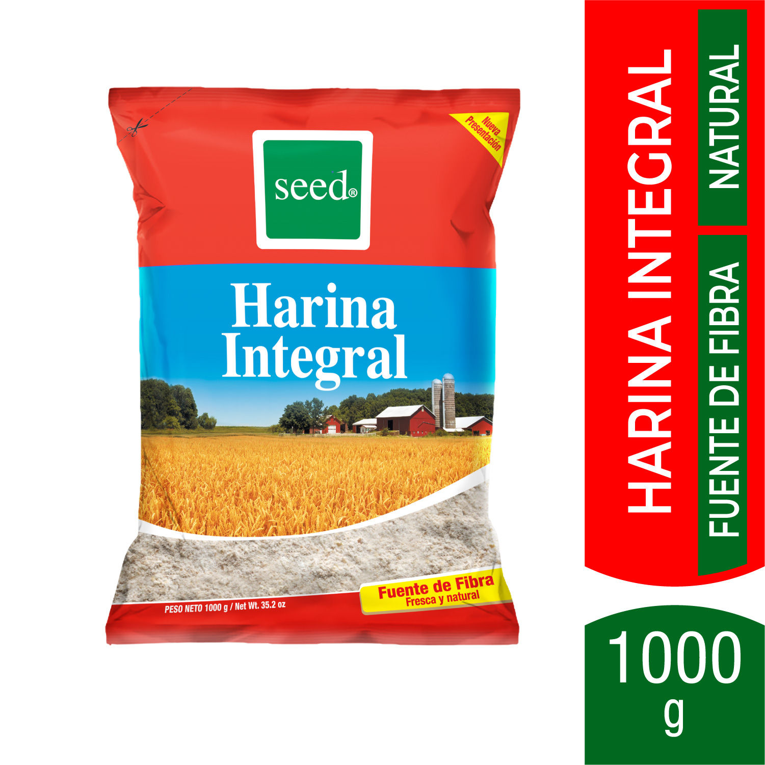 Harina Integral Bioland Paquete 1000 G