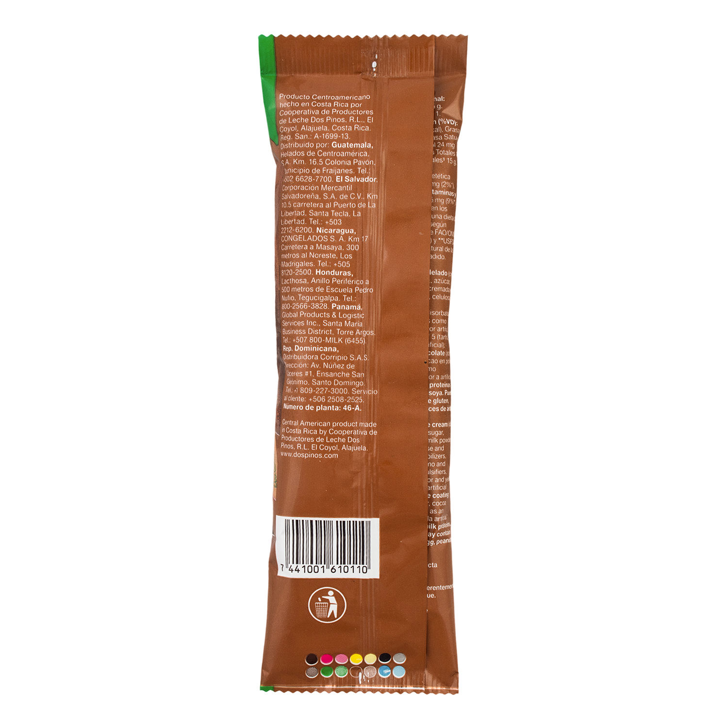 Paleta Chocoleta Dos Pinos Paquete 75 G