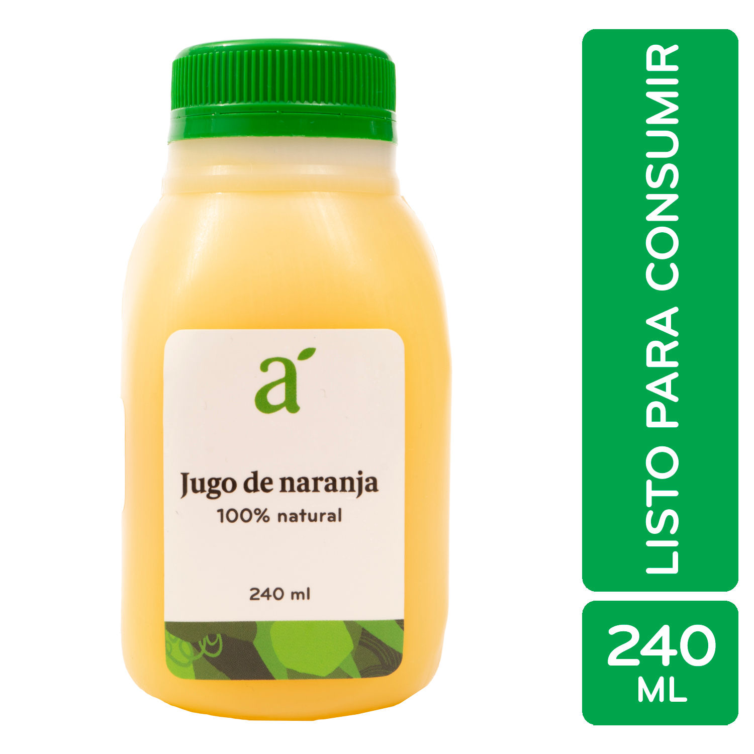 Jugo Naranja Natural Auto Mercado Envase 240 Ml