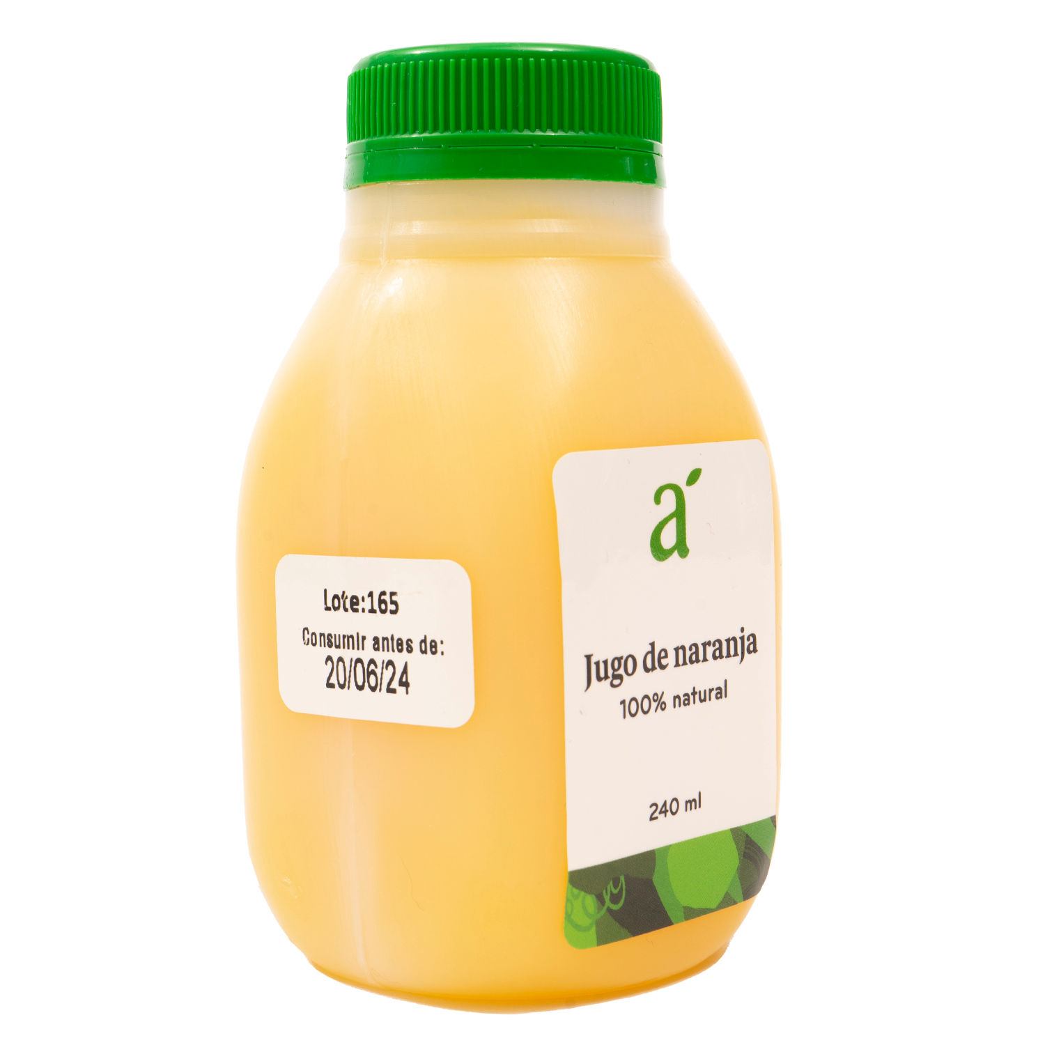 Jugo Naranja Natural Auto Mercado Envase 240 Ml