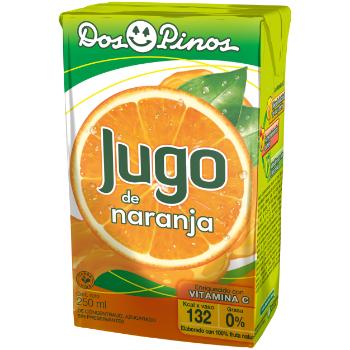 Bebida Jugo Naranja Dos Pinos Tetra Brick 250 Ml