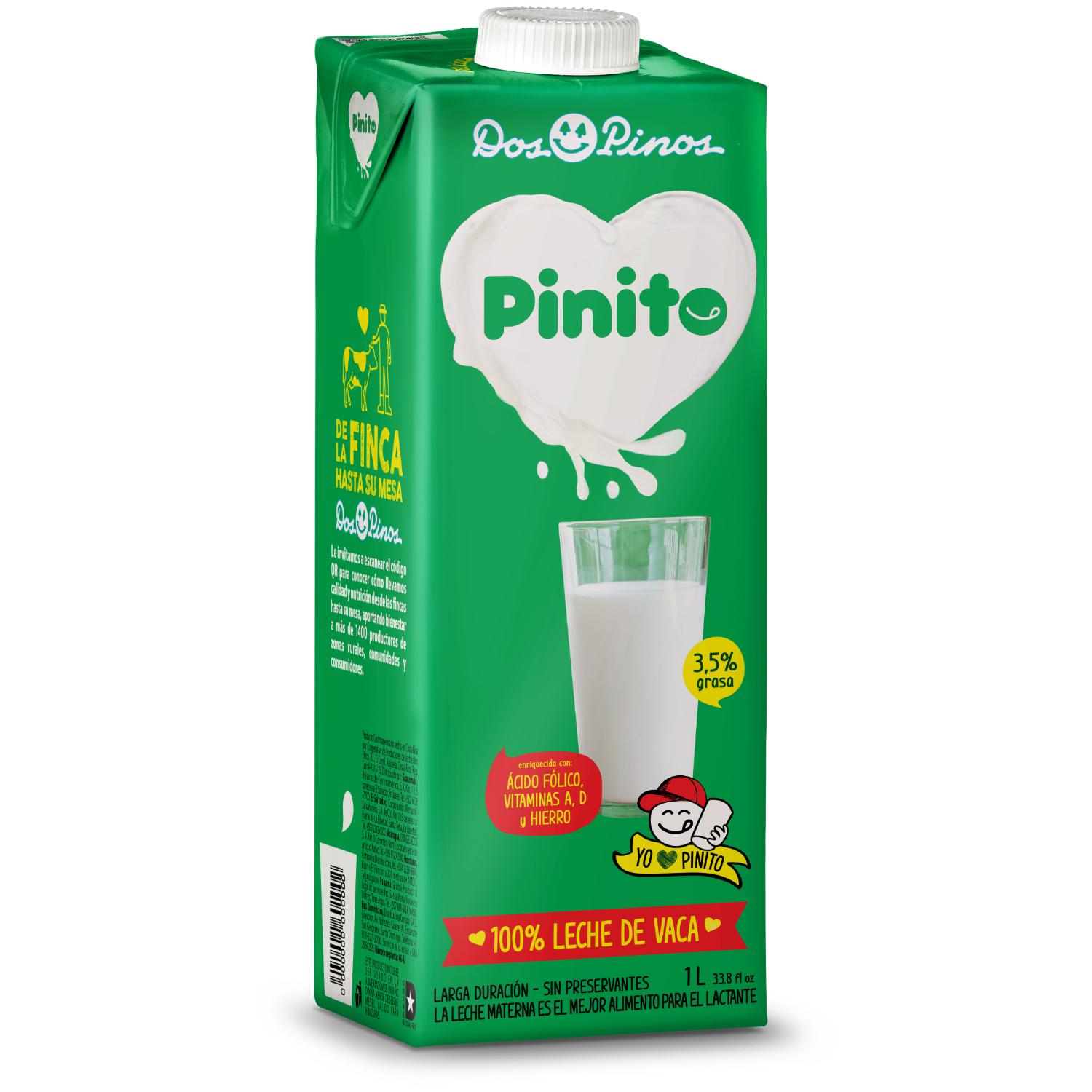 Leche Entera Pinito Dos Pinos Caja 1000 Ml