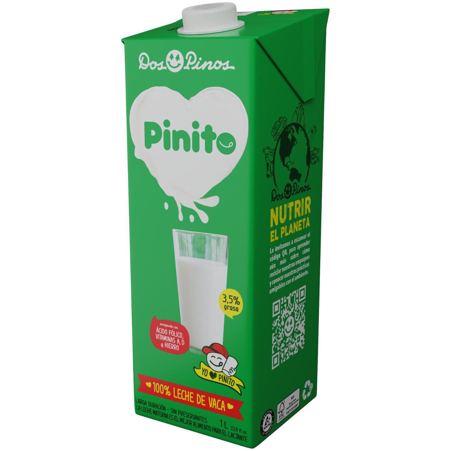 Leche Entera Pinito Dos Pinos Caja 1000 Ml