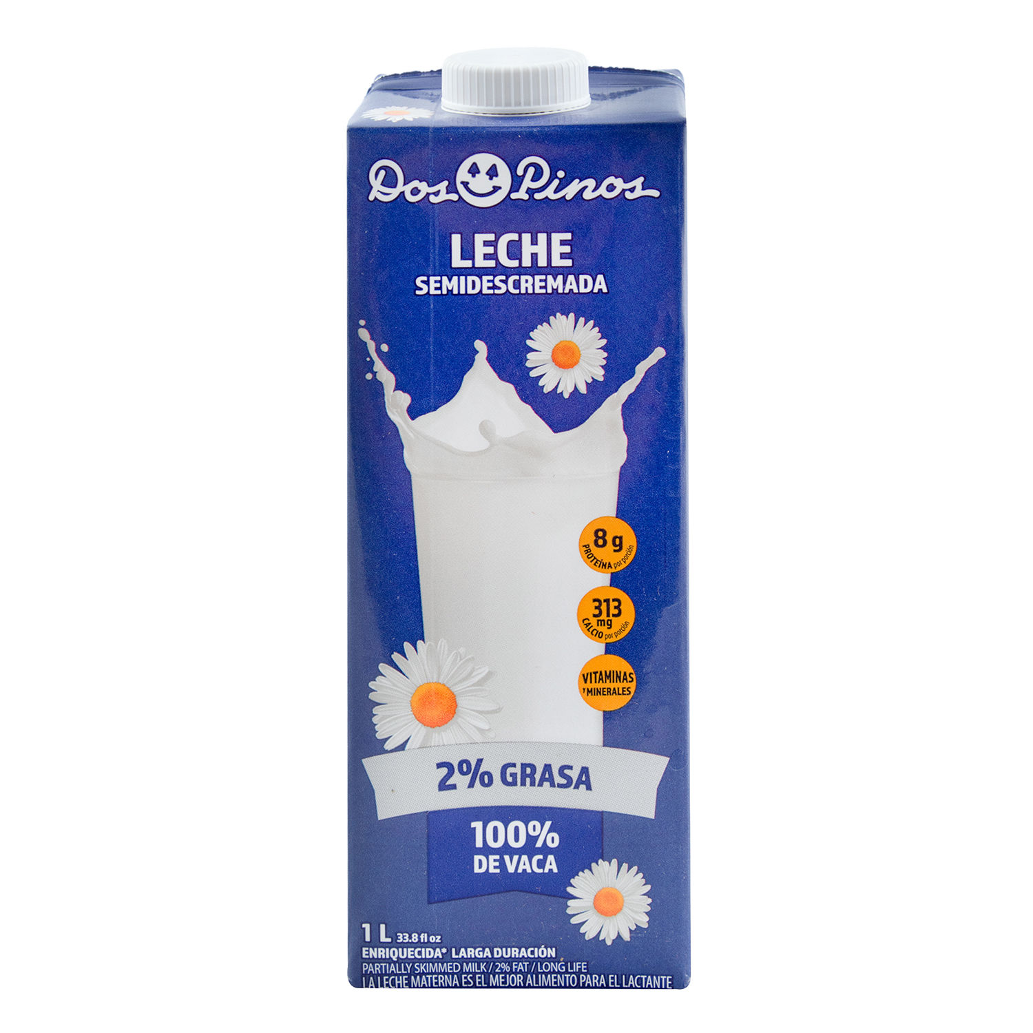 Leche Semi Descremada Dos Pinos Caja 1000 Ml