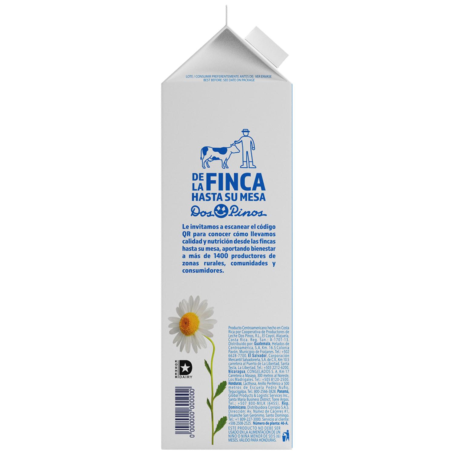 Leche Semi Descremada 2% Grasa Refrigerada Dos Pinos