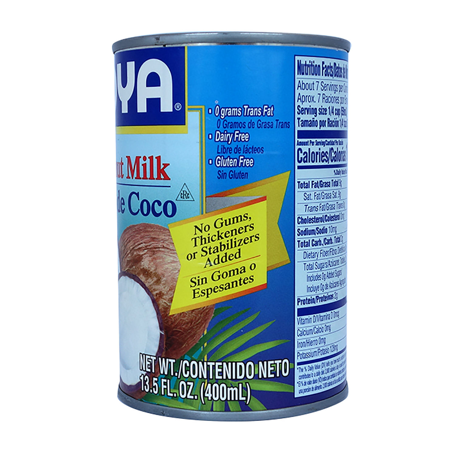 Leche Sin Alcohol Coco Goya Lata 400 Ml