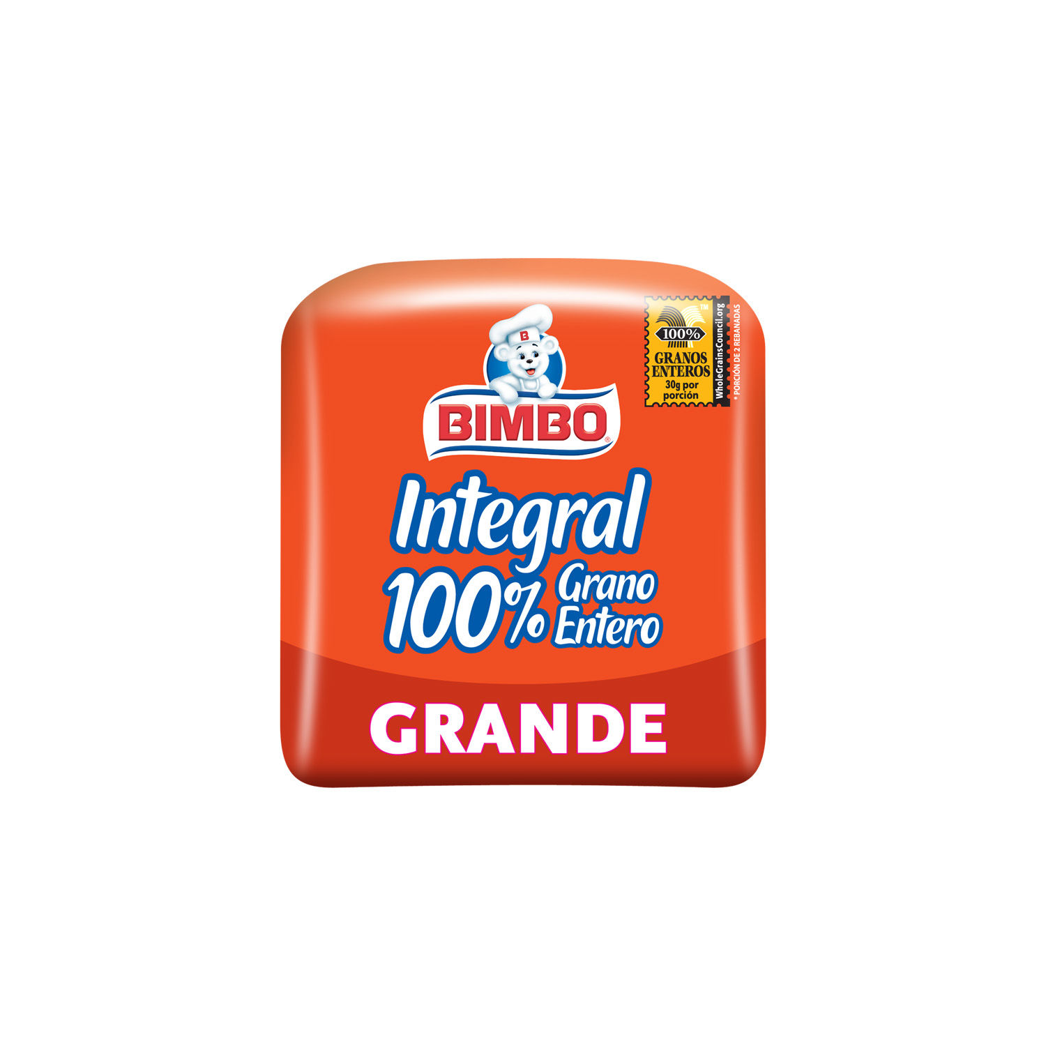 Pan Empacado Integral Grande Bimbo Paquete 630 G