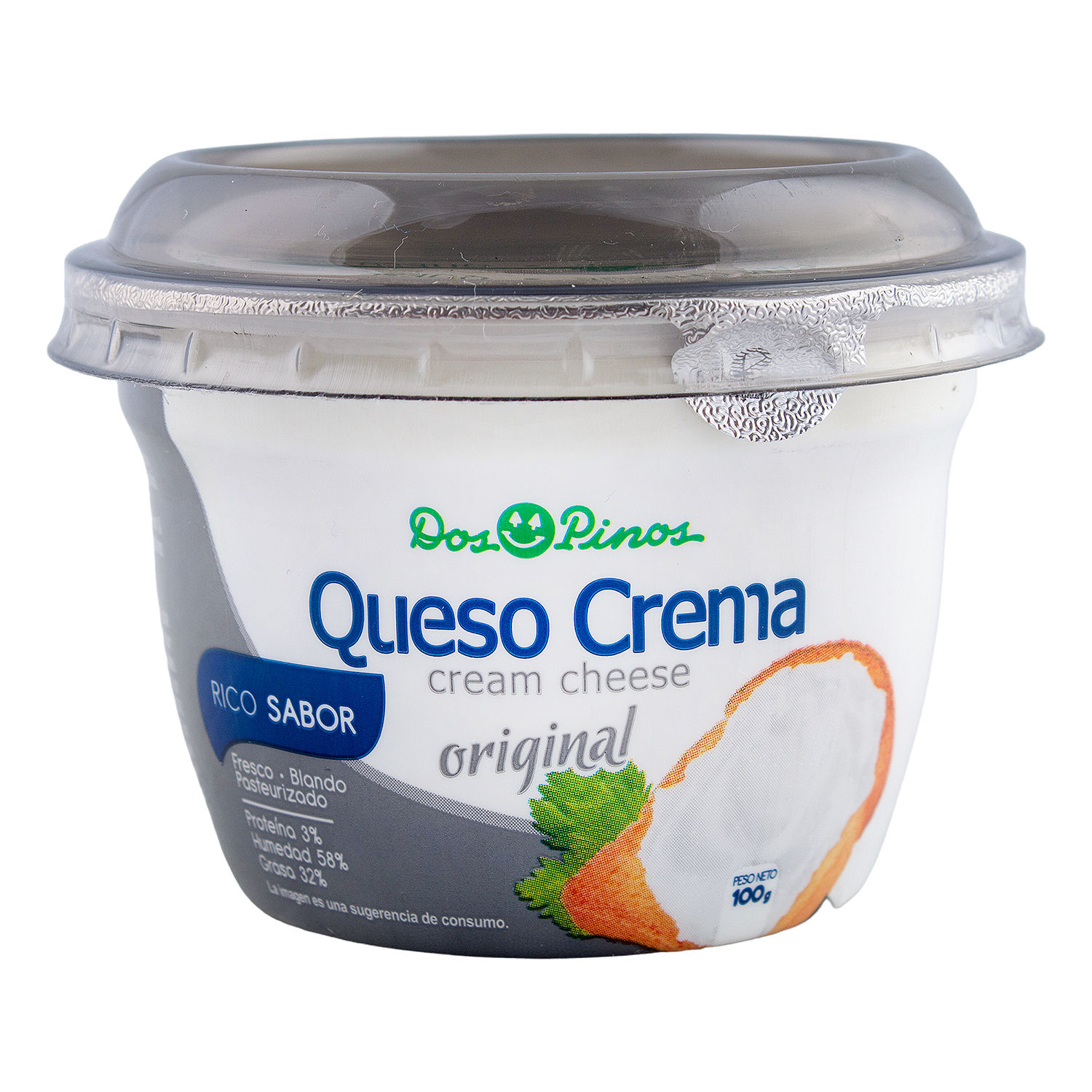 Queso Crema Dos Pinos Envase 100 G