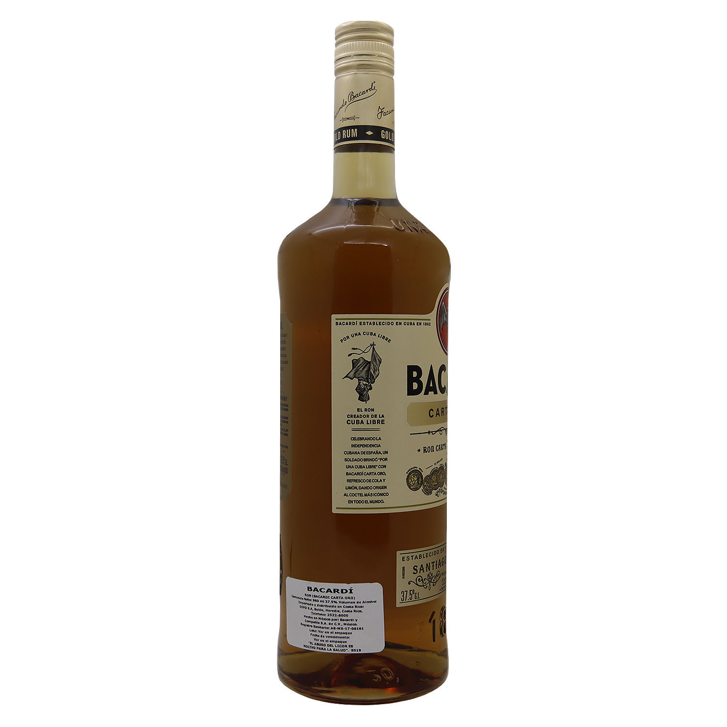 Ron Oscuro Bacardi Botella 980 Ml