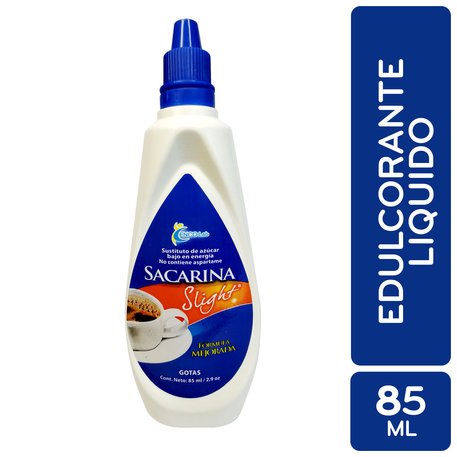 Edulcorante Liquido Sacarina Cenco Envase 85 Ml