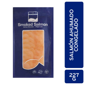 Salmon Ahumado Congelado Gourmar Paquete 227 G