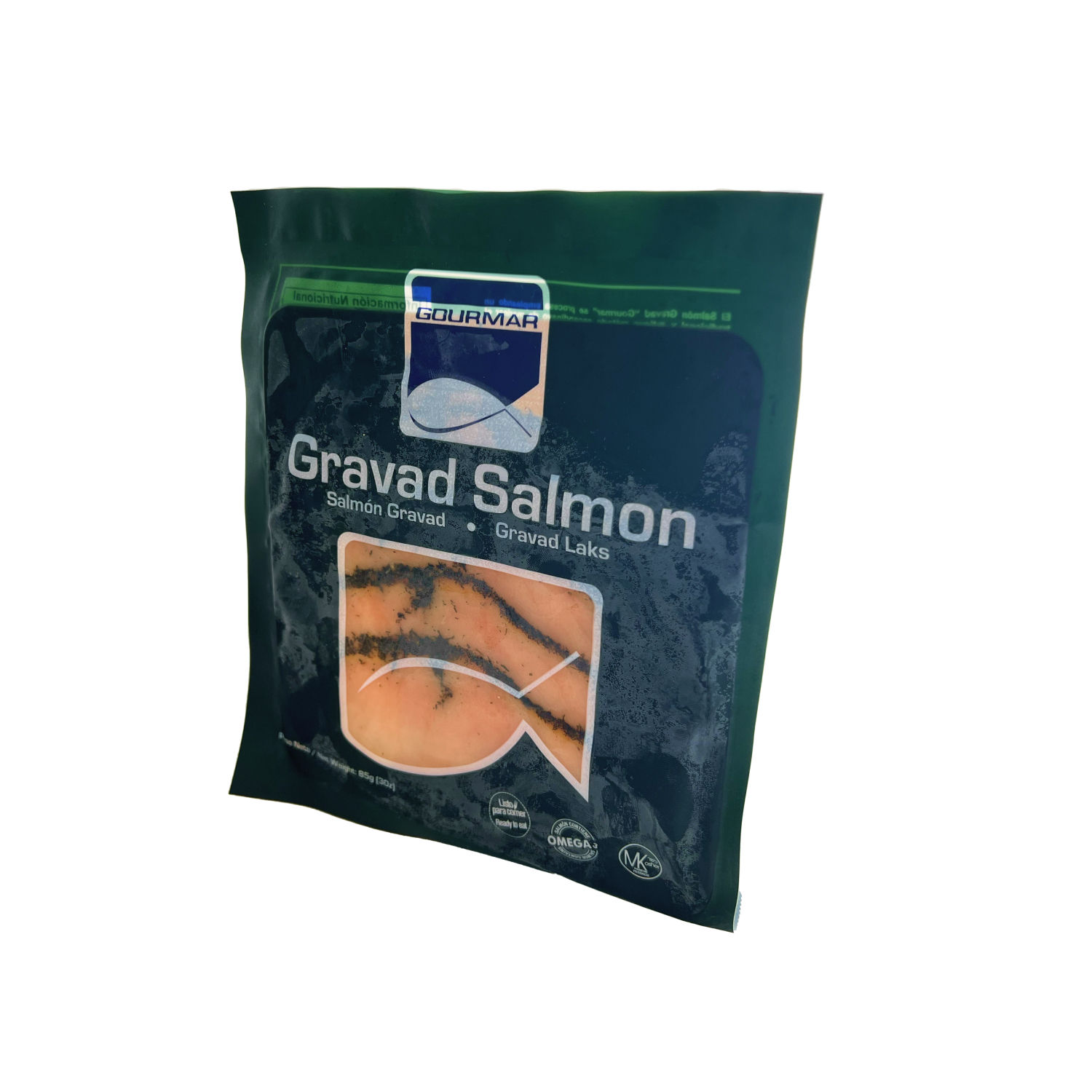 Salmon Porcion Sueco Congelado Gourmar Paquete 85 G