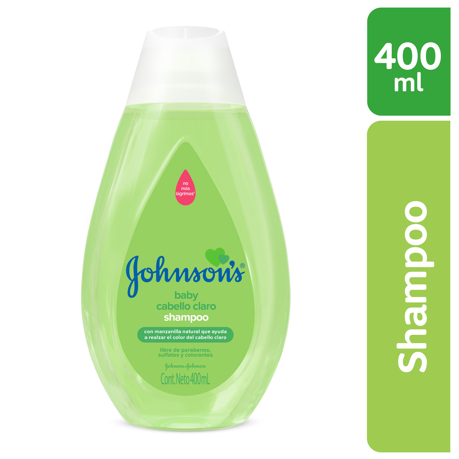 Shampoo Aclarado Manzanilla Johnson & Johnson Envase 400 Ml